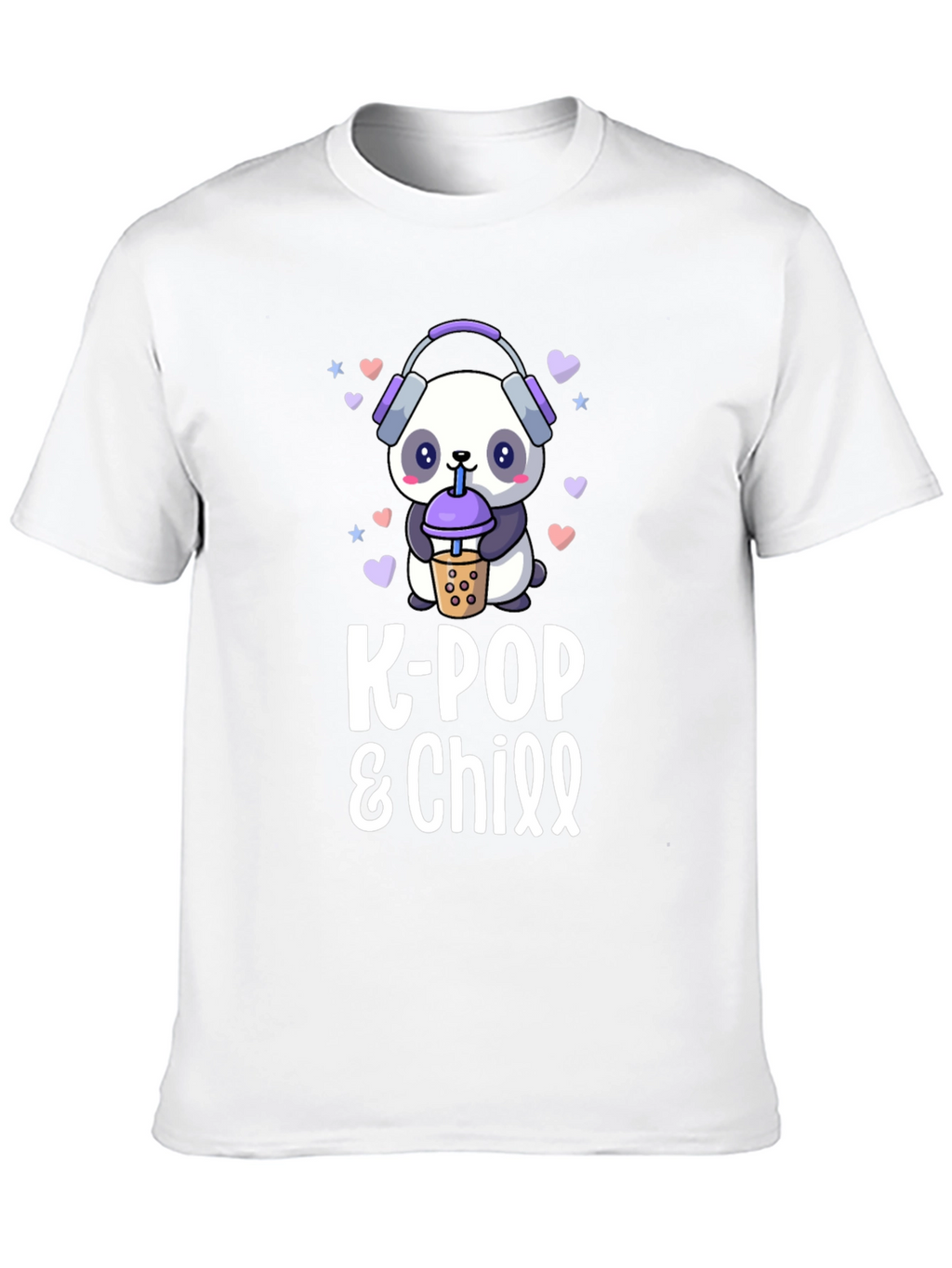 K-Pop & Chill Panda T-Shirt