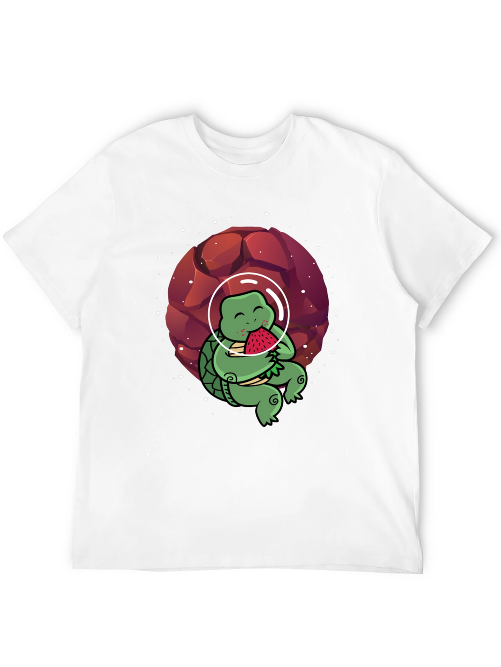 Astronaut Turtle T-Shirt - Space & Watermelon Fun!