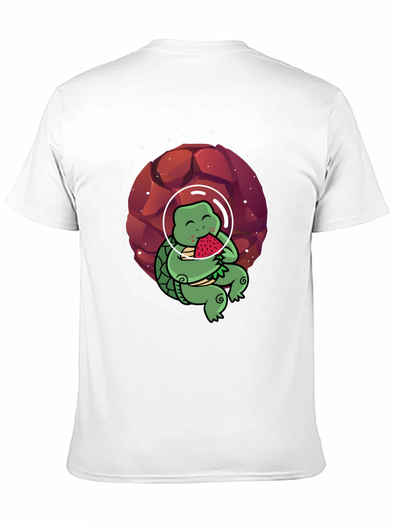 Astronaut Turtle T-Shirt - Space & Watermelon Fun!
