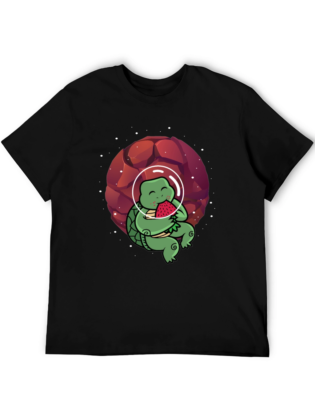 Astronaut Turtle T-Shirt - Space & Watermelon Fun!
