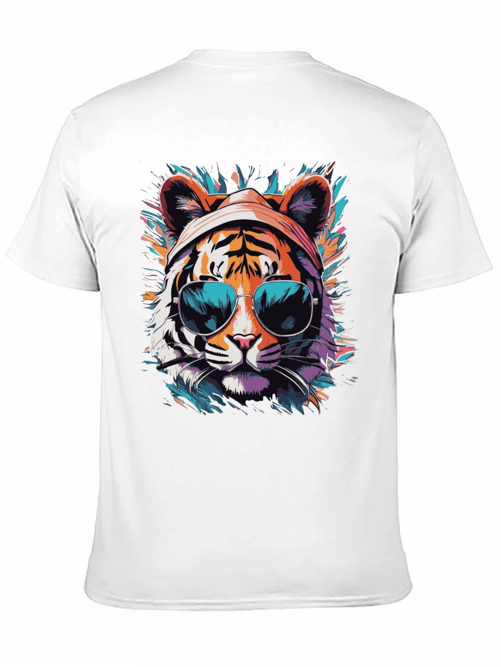 Cool Tiger Graphic Tee - Unisex Black T-Shirt
