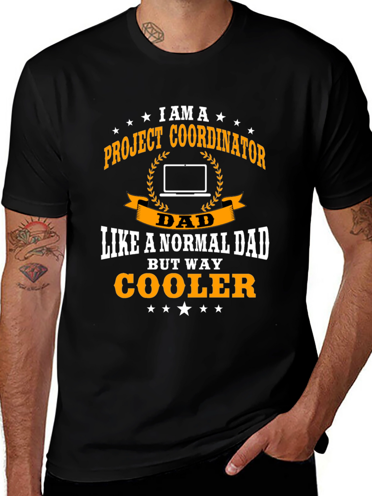 Project Coordinator Dad T-Shirt - Cooler Than Normal!