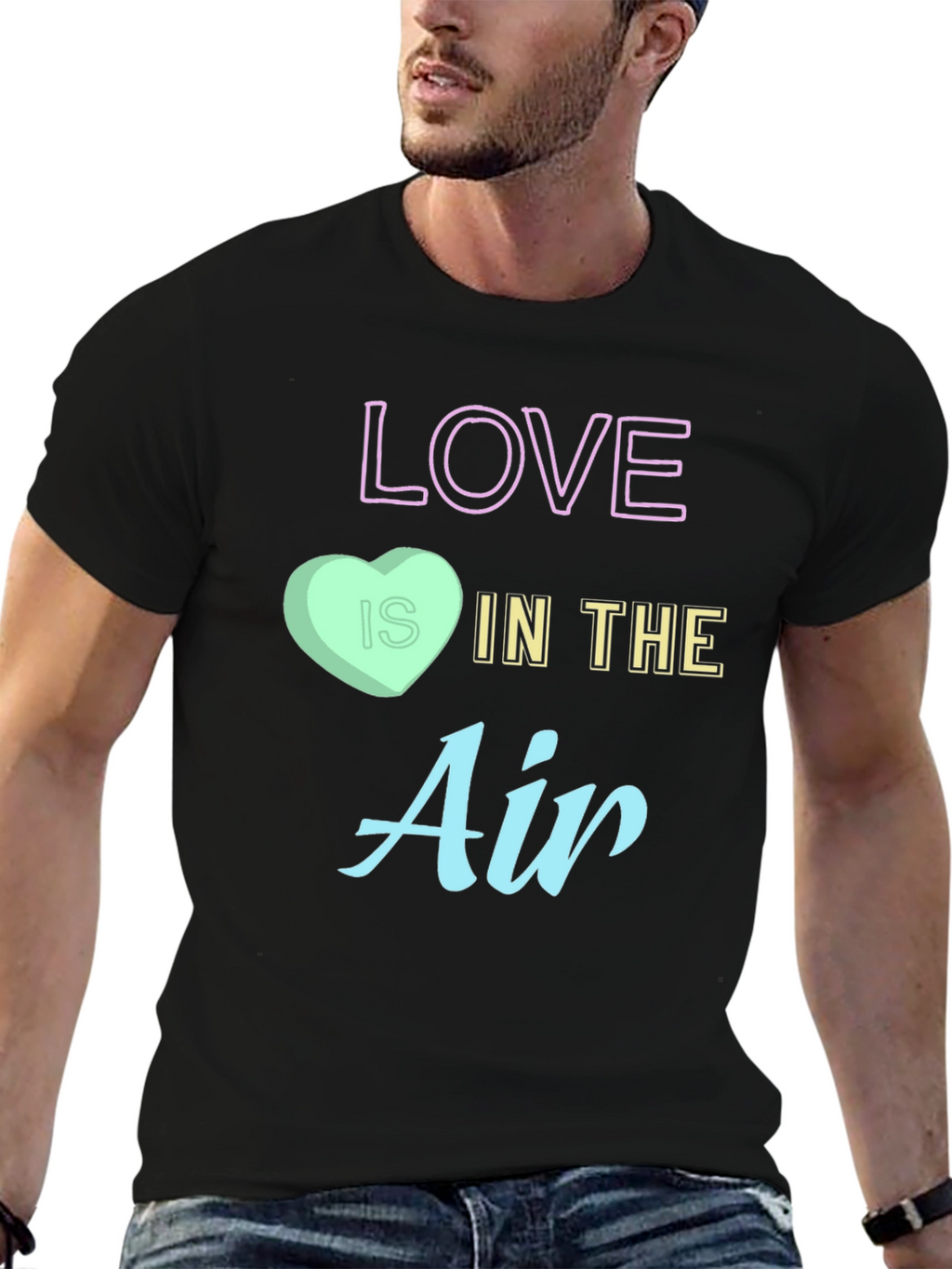 Love Is In The Air Valentines Day Graphic Tee