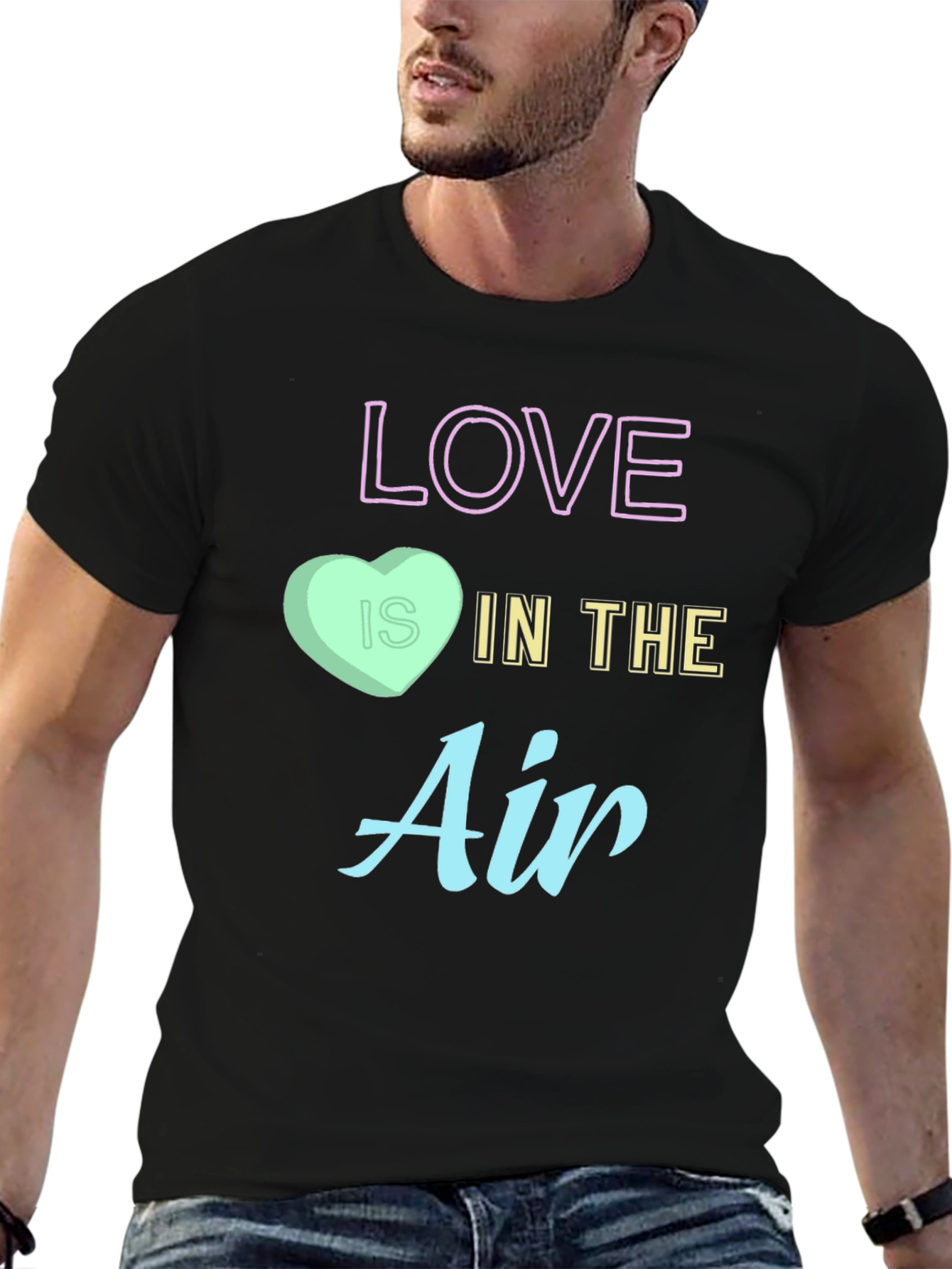 Love Is In The Air Valentines Day Graphic Tee