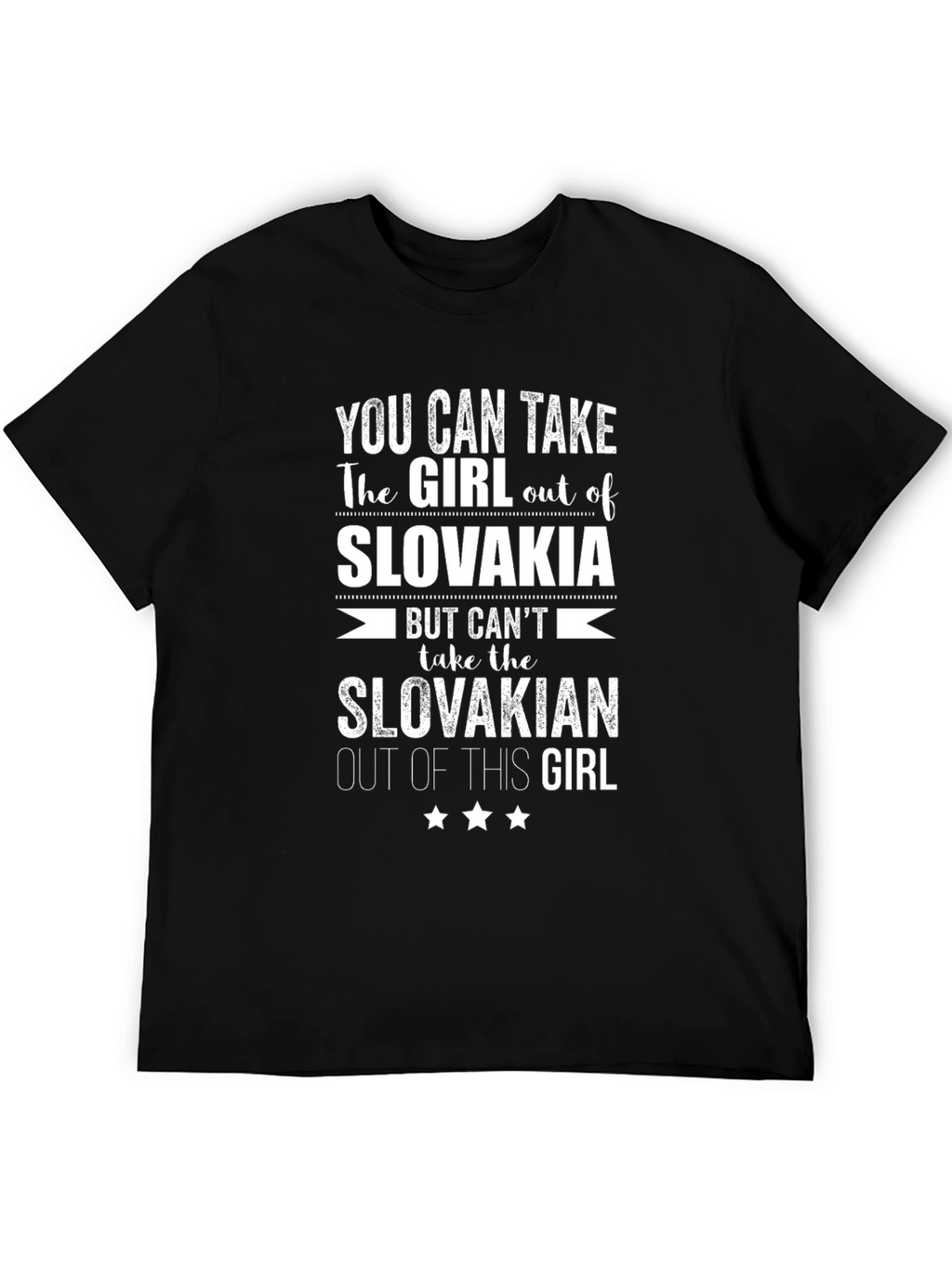 Slovakia Pride Graphic T-Shirt - Slovakian Girl