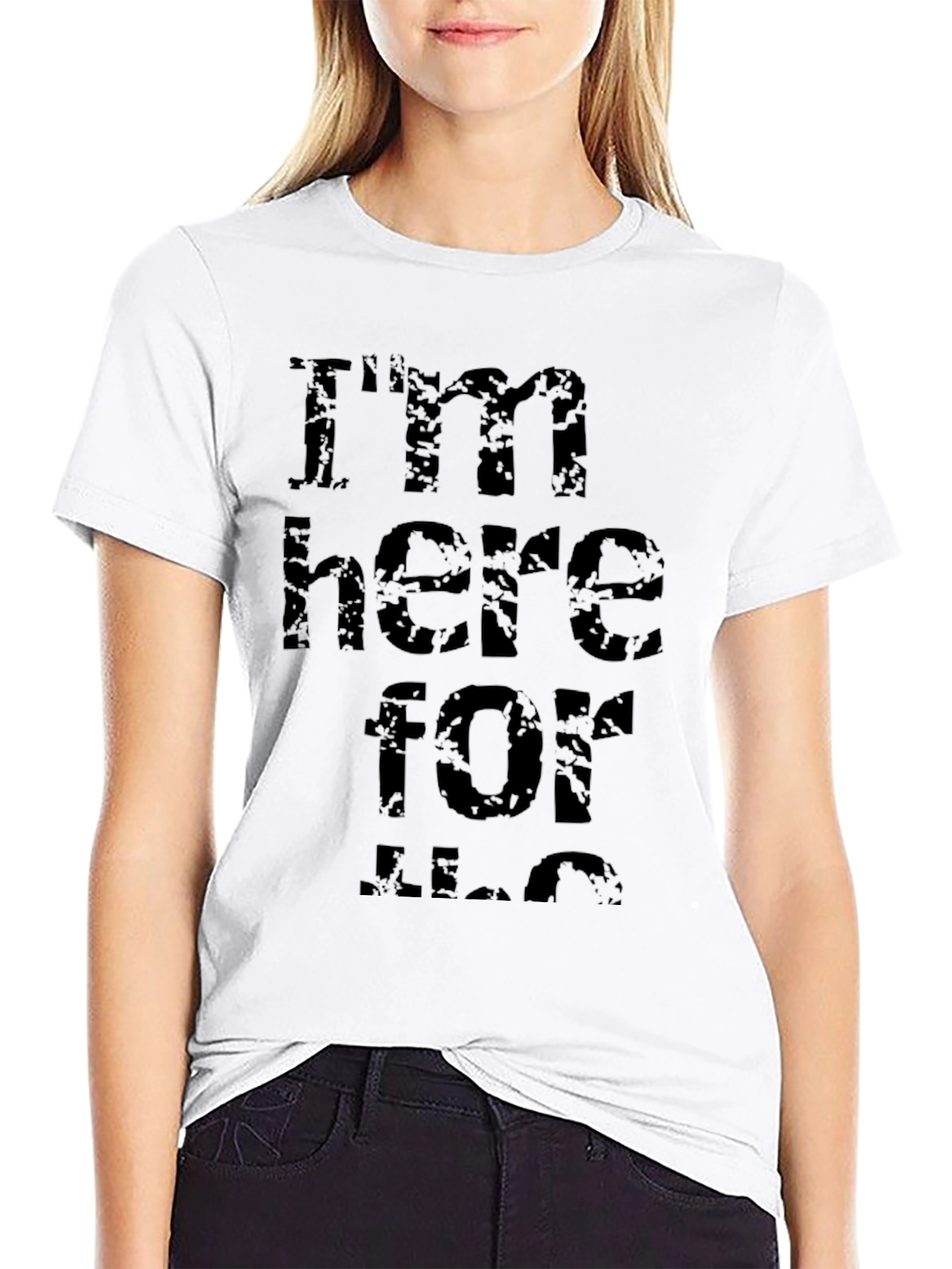 Im Here For KLC Black Graphic T-Shirt
