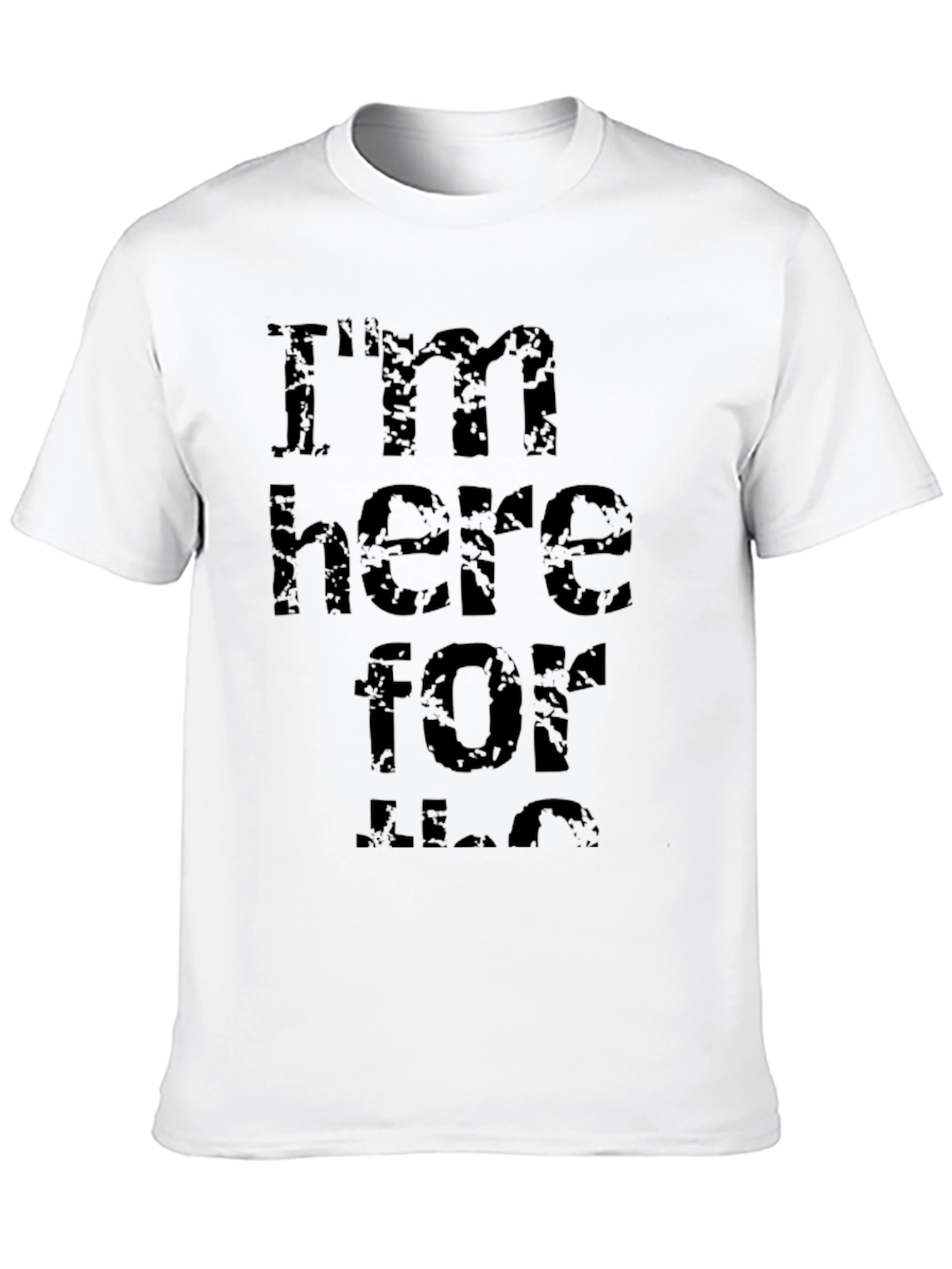 Im Here For KLC Black Graphic T-Shirt