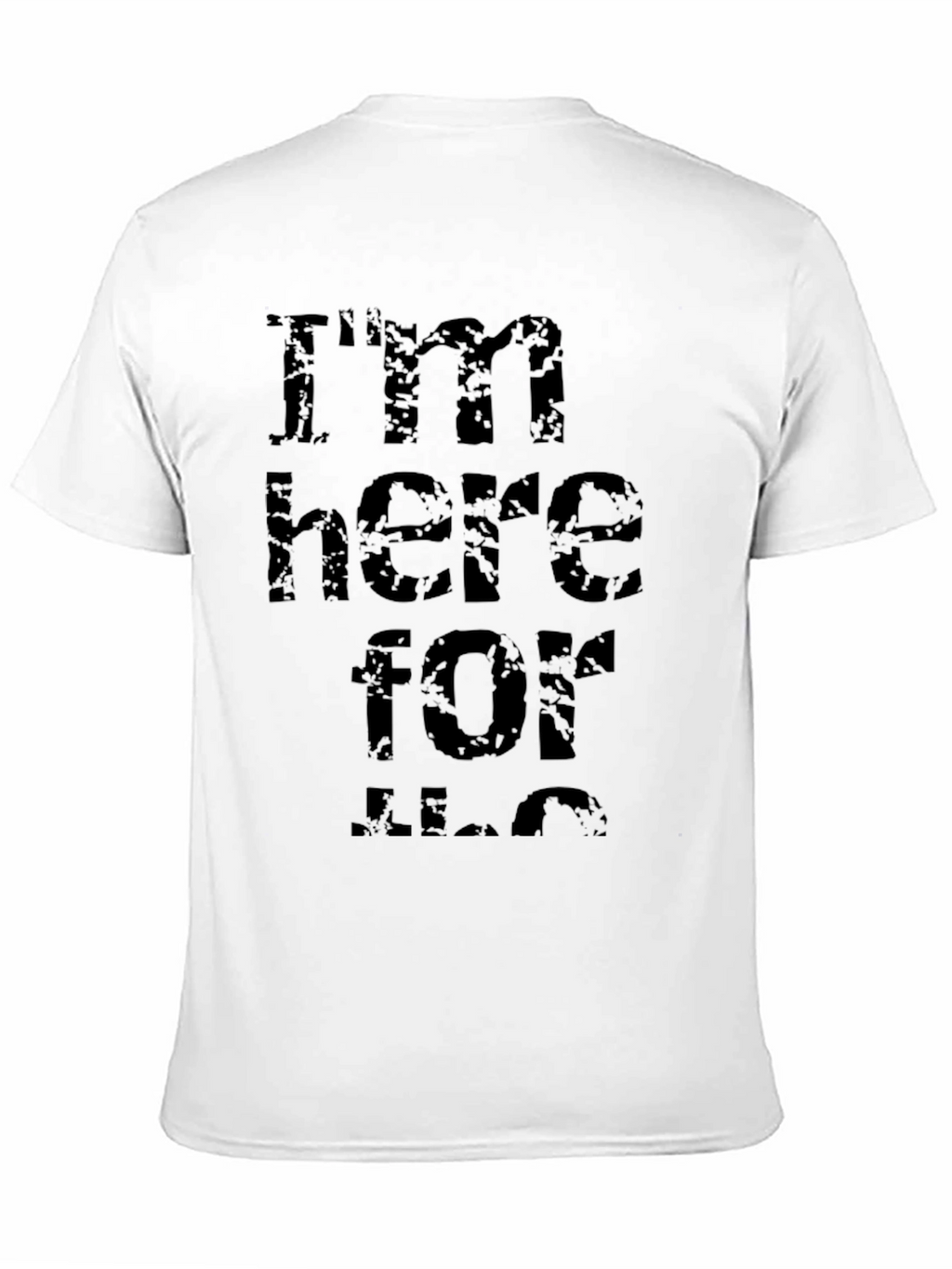 Im Here For KLC Black Graphic T-Shirt