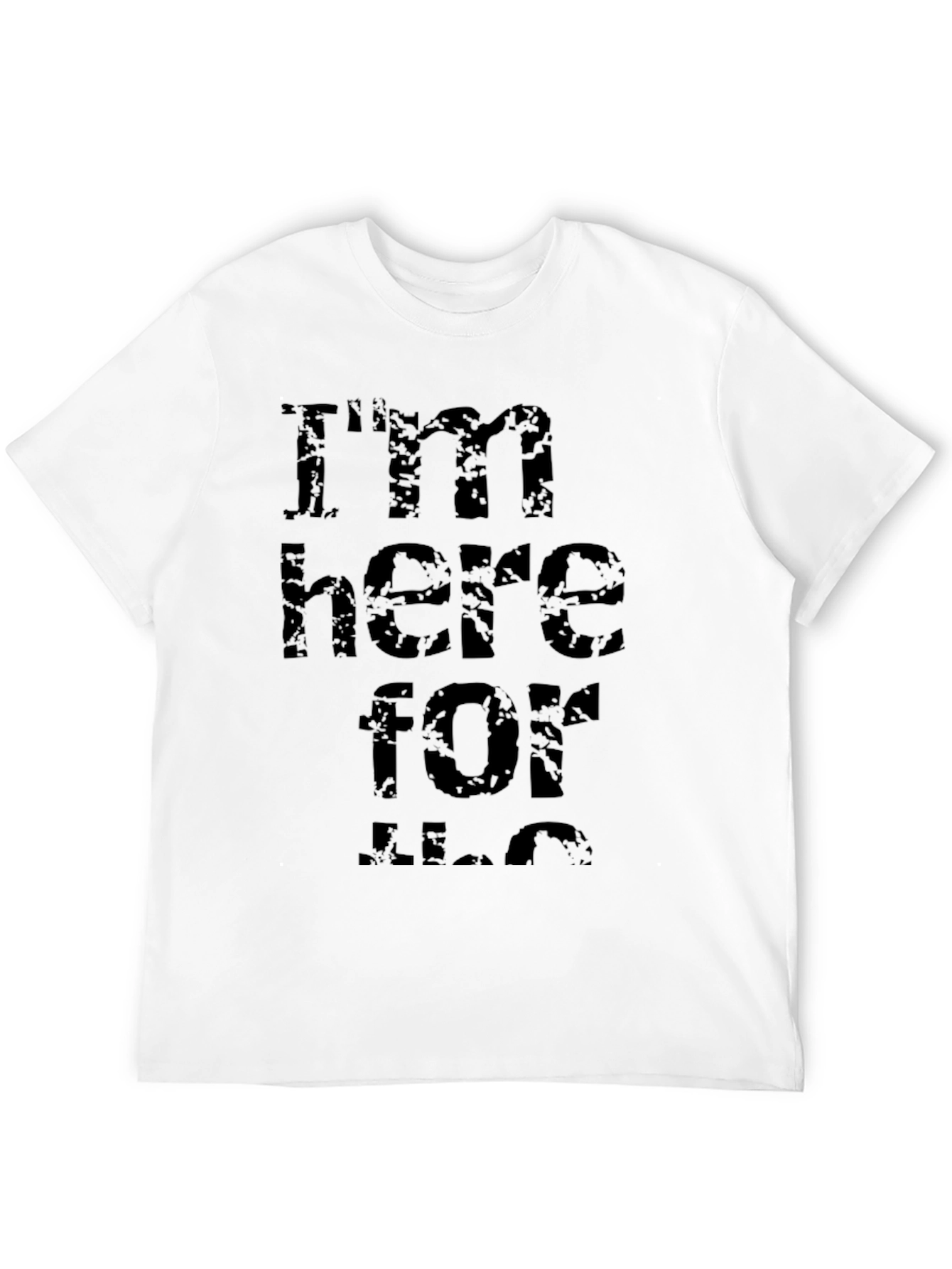 Im Here For KLC Black Graphic T-Shirt