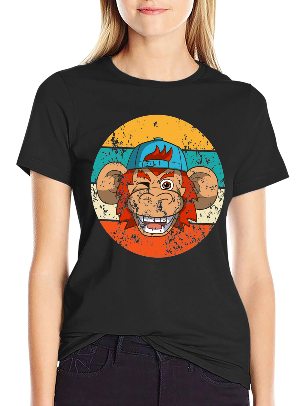 Retro Monkey Graphic Tee