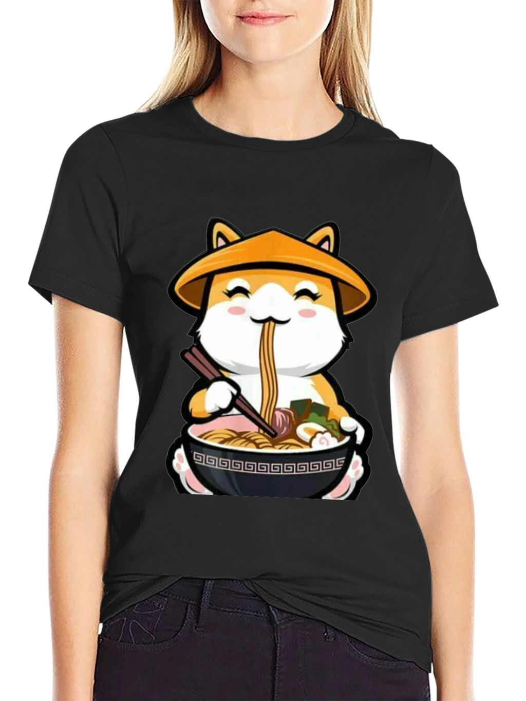 Ramen Shiba Inu T-Shirt - Cute Anime Dog