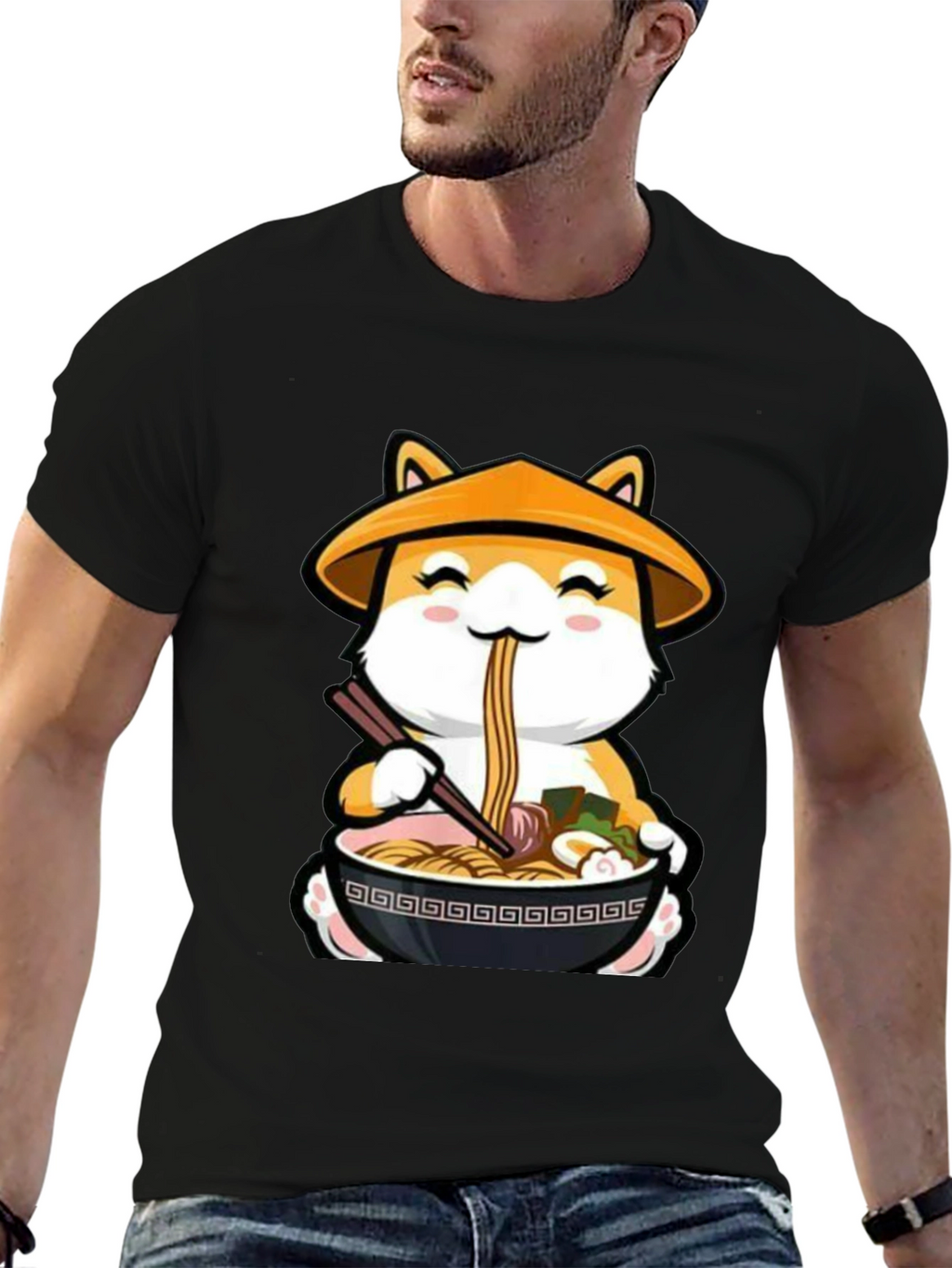 Ramen Shiba Inu T-Shirt - Cute Anime Dog