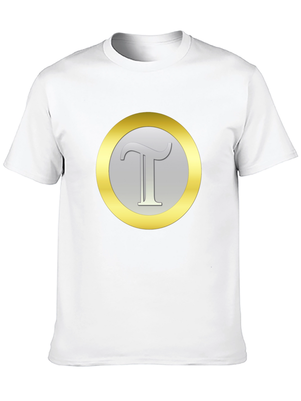Letter T Graphic Tee - Classic Black Cotton
