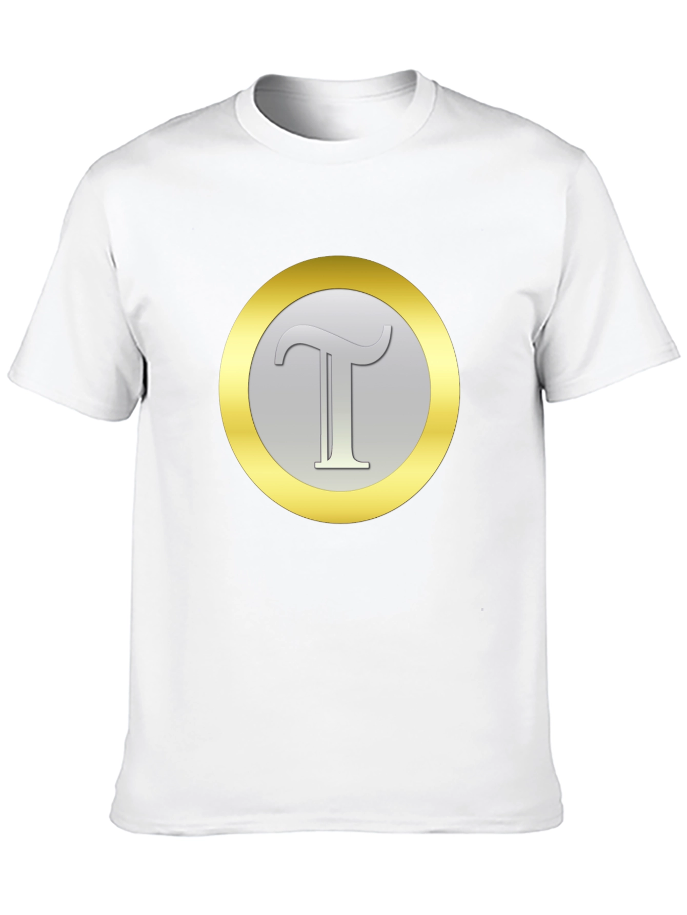 Letter T Graphic Tee - Classic Black Cotton