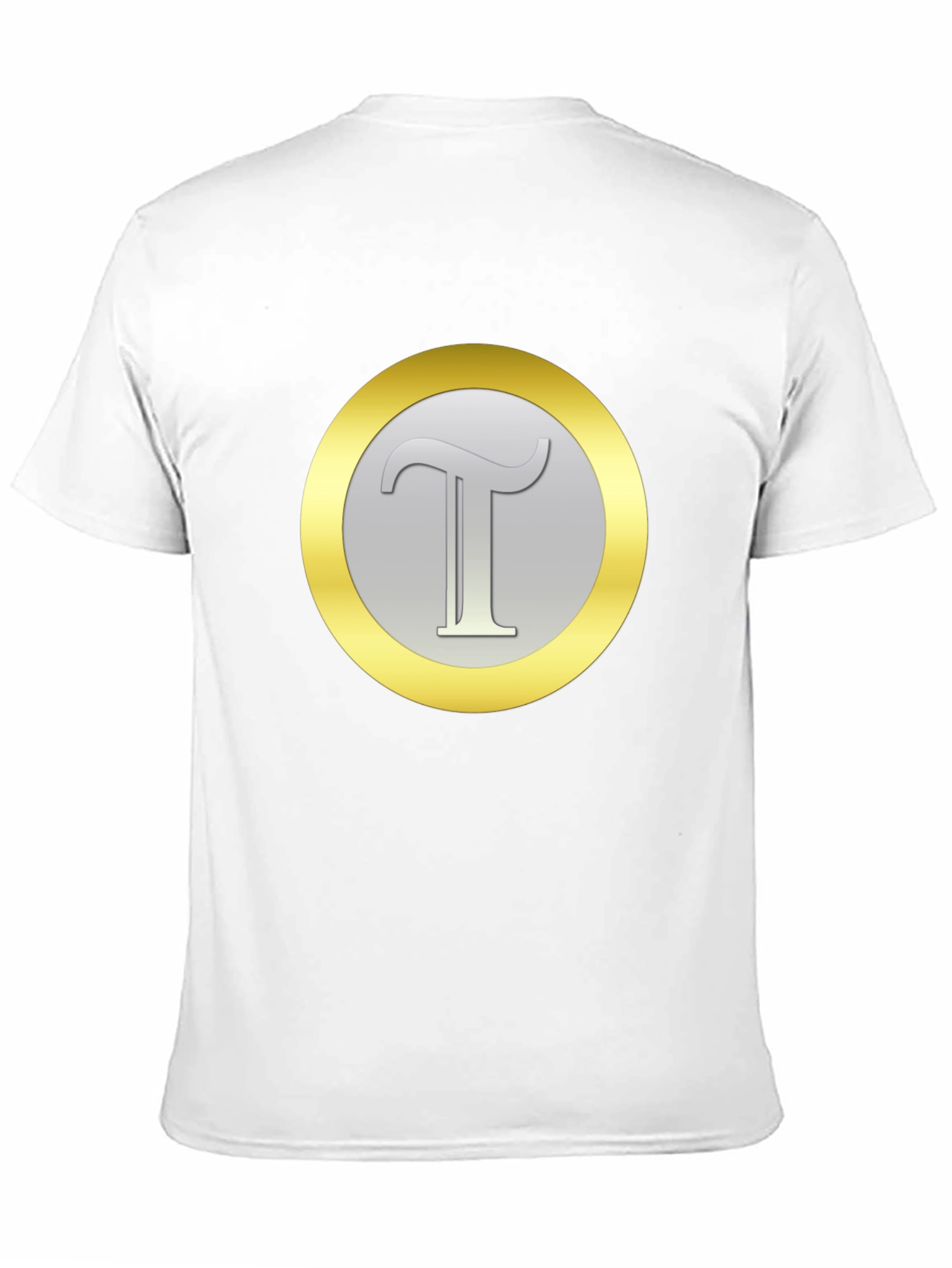 Letter T Graphic Tee - Classic Black Cotton