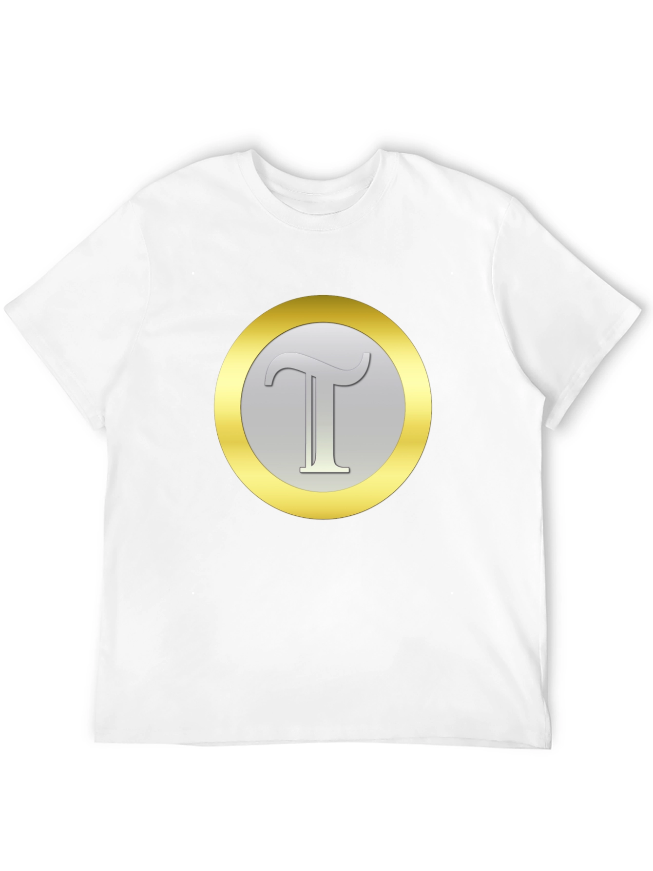 Letter T Graphic Tee - Classic Black Cotton