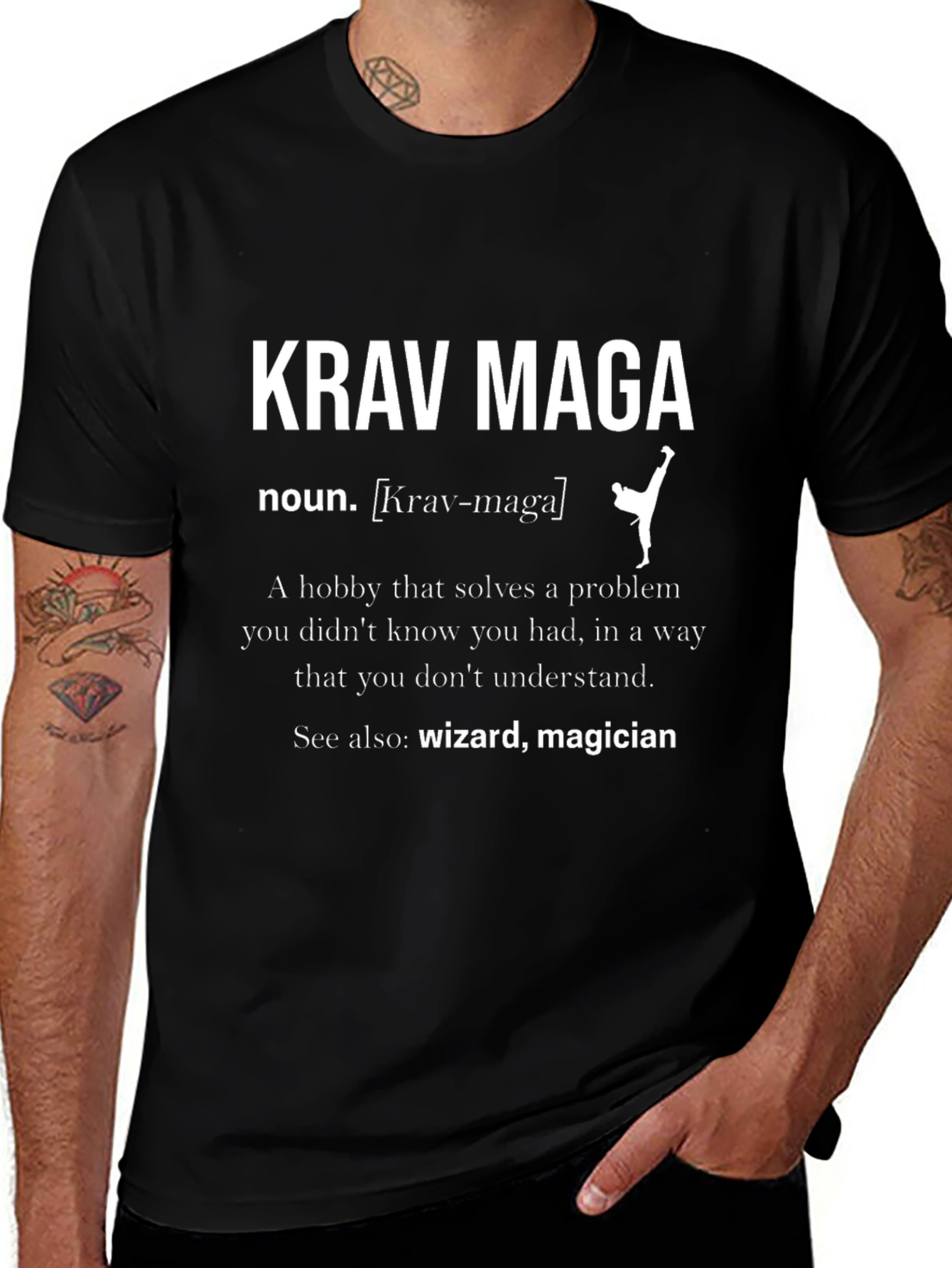 Krav Maga Definition T-Shirt: Martial Arts Humor