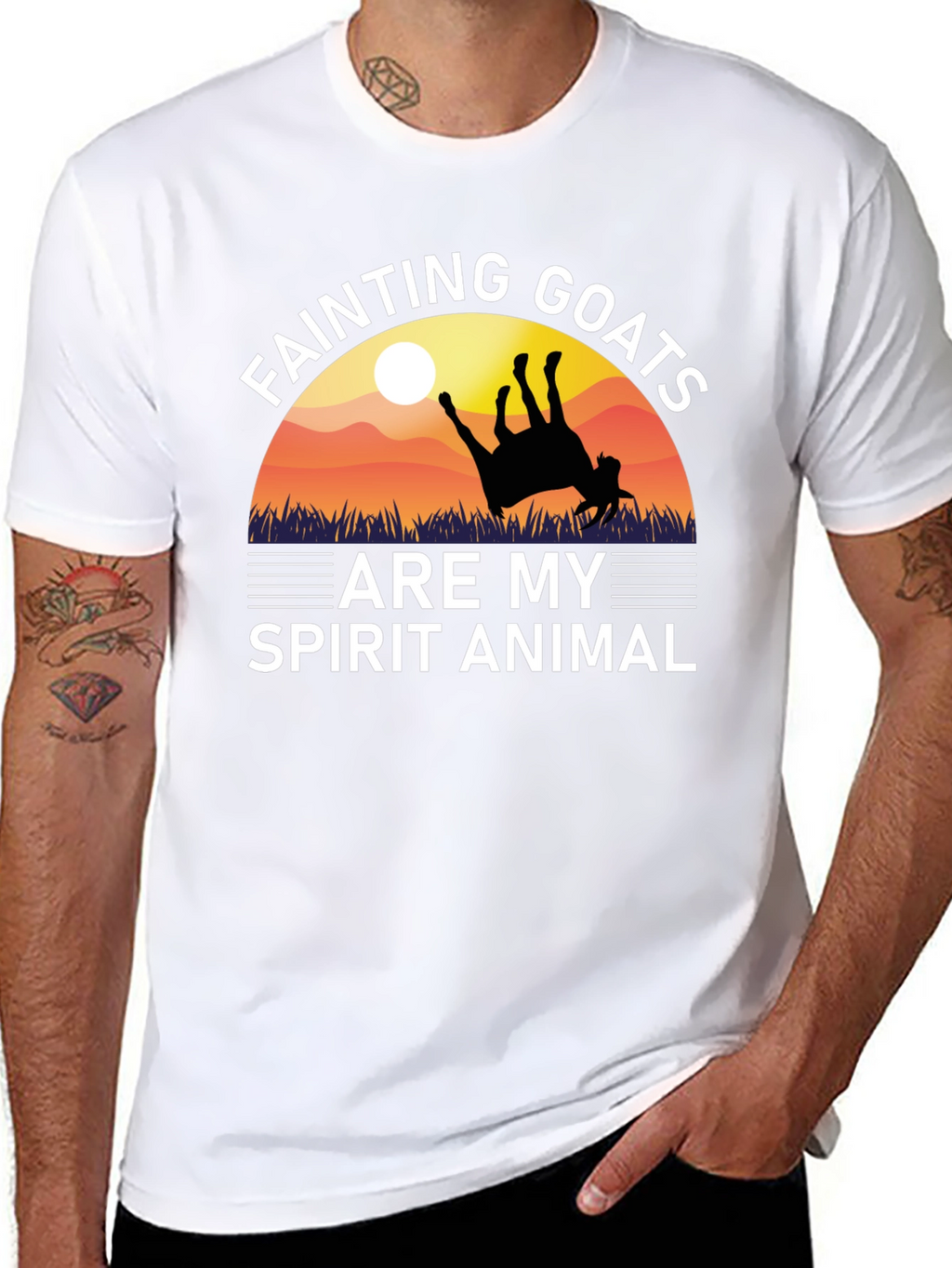 Fainting Goats Spirit Animal T-Shirt