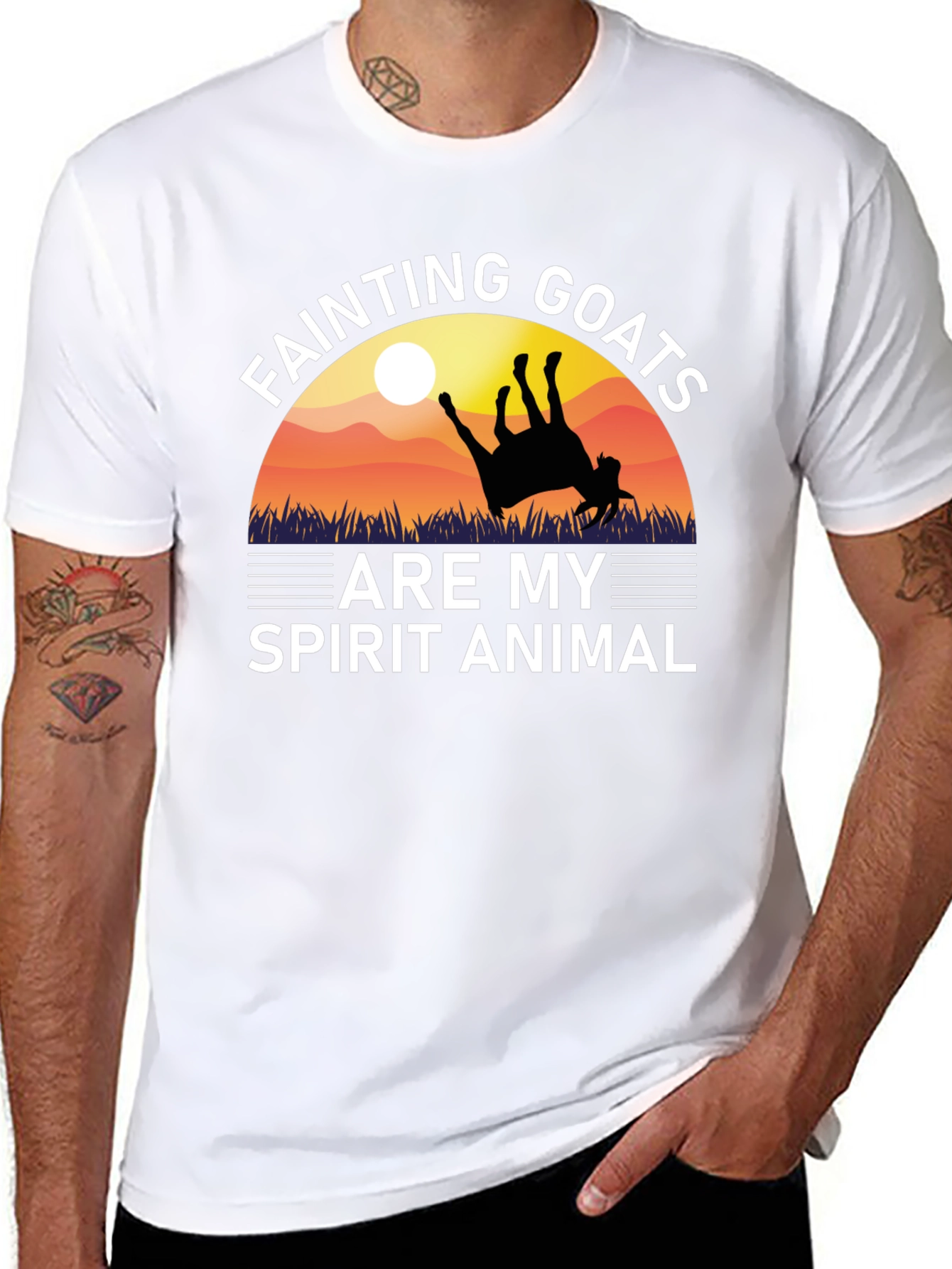 Fainting Goats Spirit Animal T-Shirt
