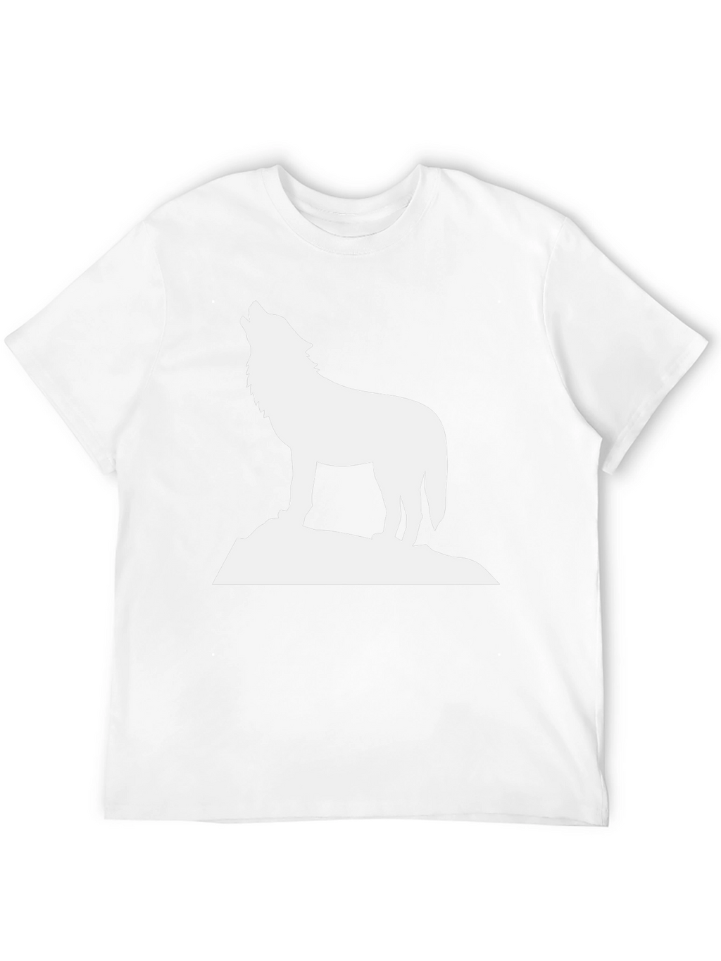 Wolf Howling T-Shirt - Black Graphic Tee