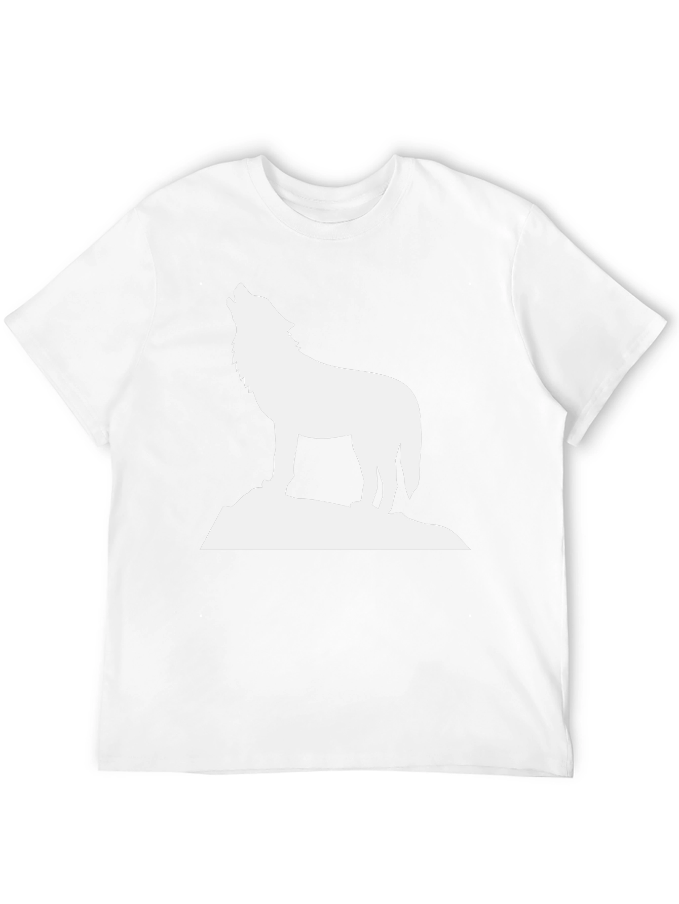 Wolf Howling T-Shirt - Black Graphic Tee