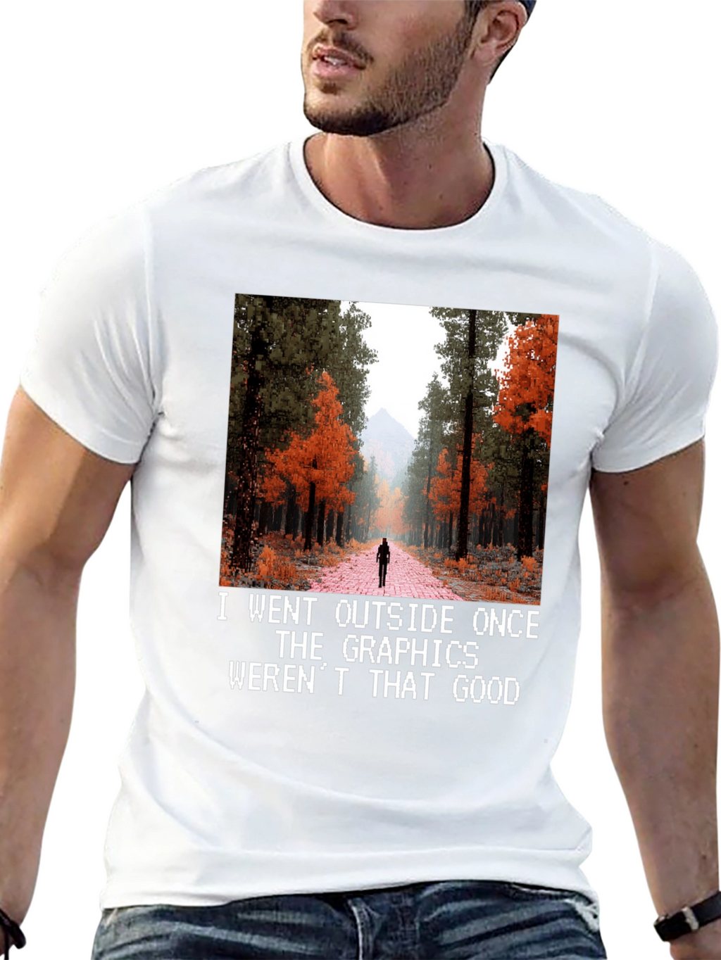 I Went Outside Graphics Tee