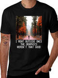 I Went Outside Graphics Tee