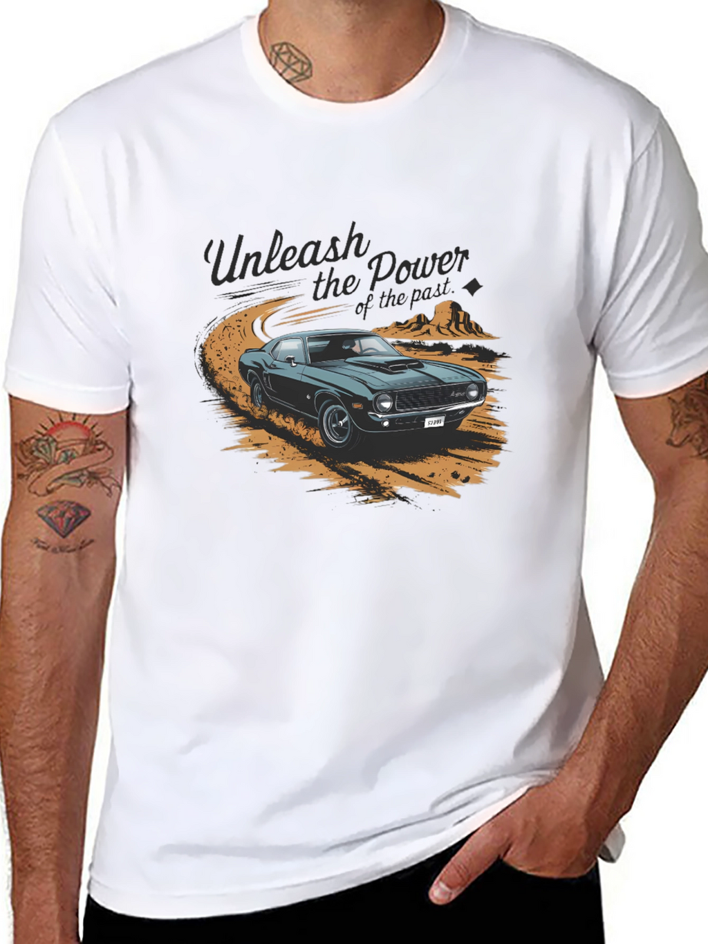 Unleash the Power Car Graphic T-Shirt