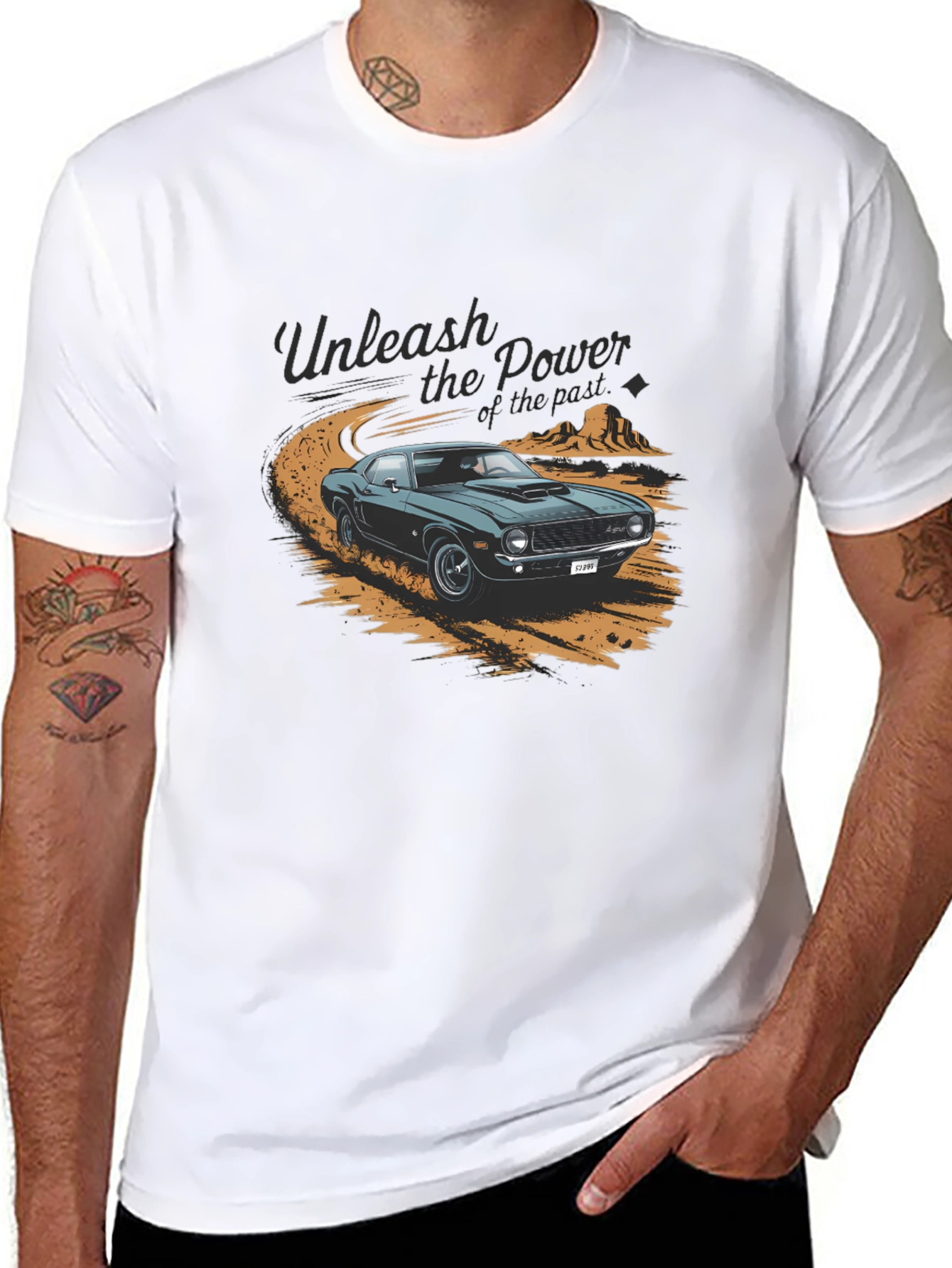 Unleash the Power Car Graphic T-Shirt