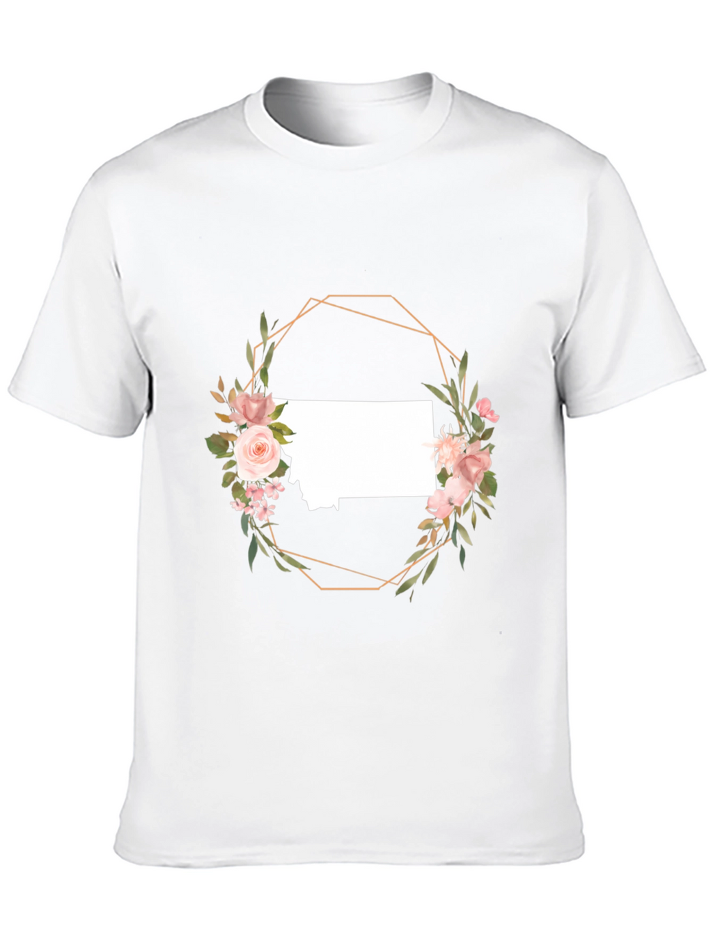 Floral Montana State T-Shirt