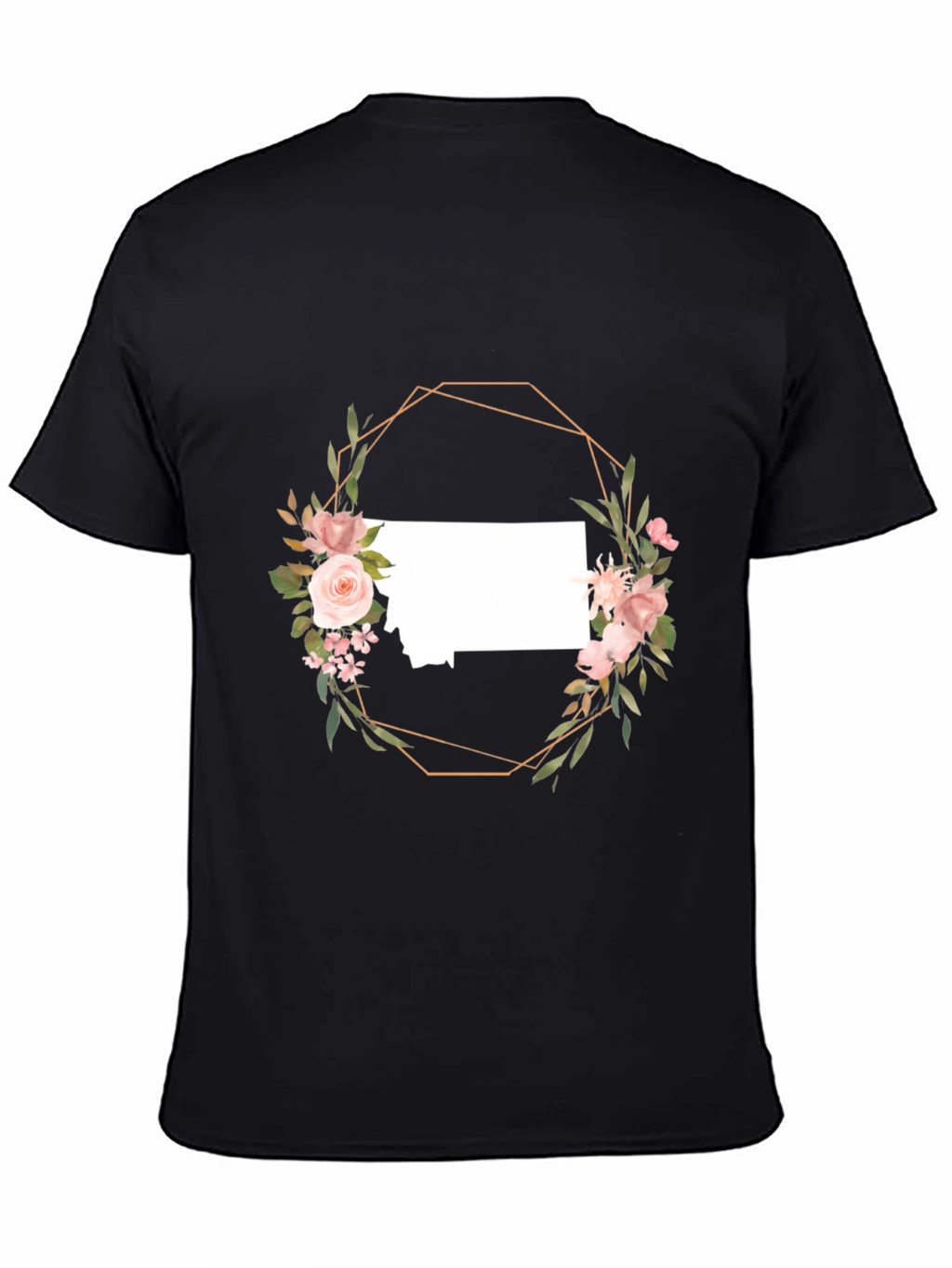 Floral Montana State T-Shirt