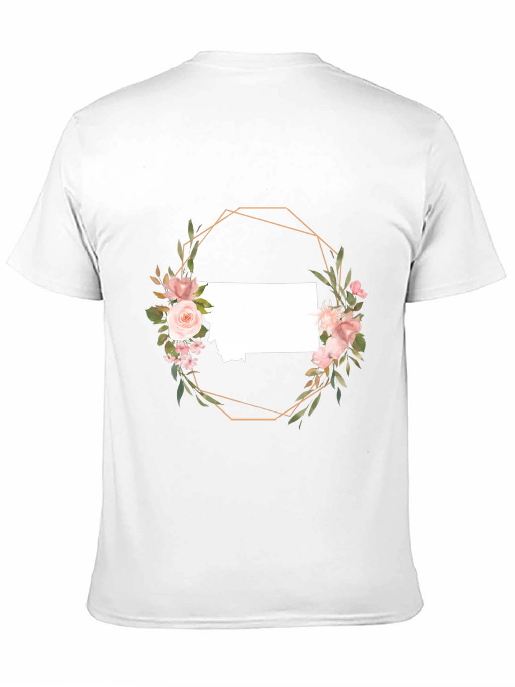 Floral Montana State T-Shirt