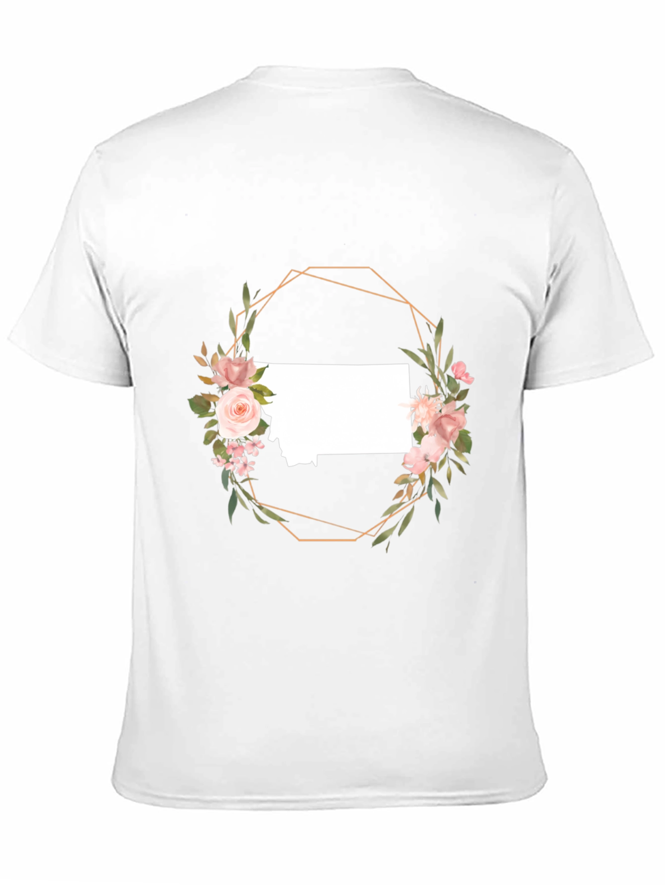Floral Montana State T-Shirt