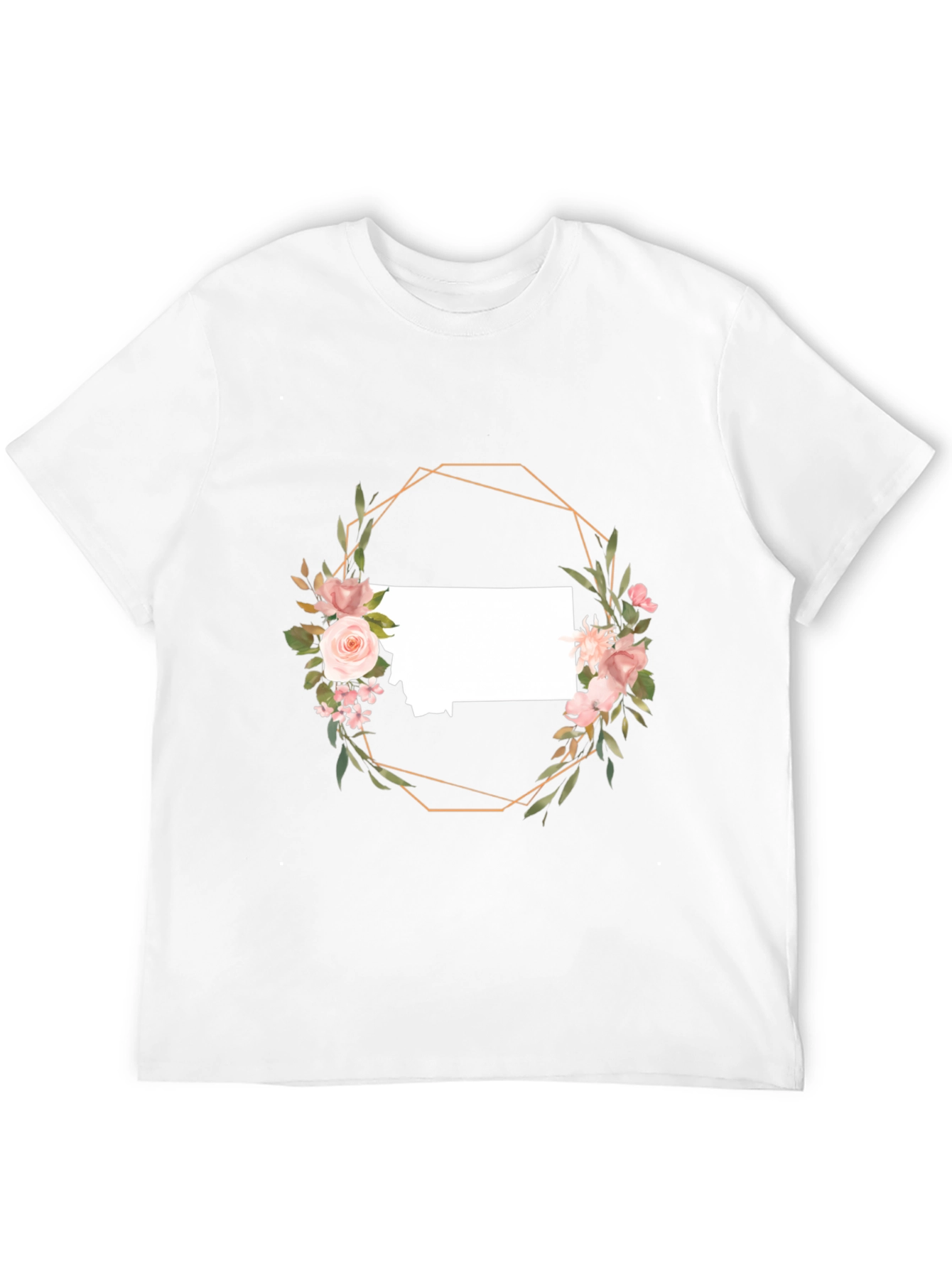 Floral Montana State T-Shirt