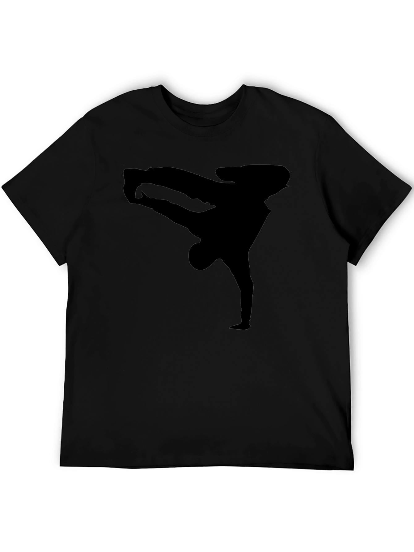 Breakdance Silhouette Black T-Shirt