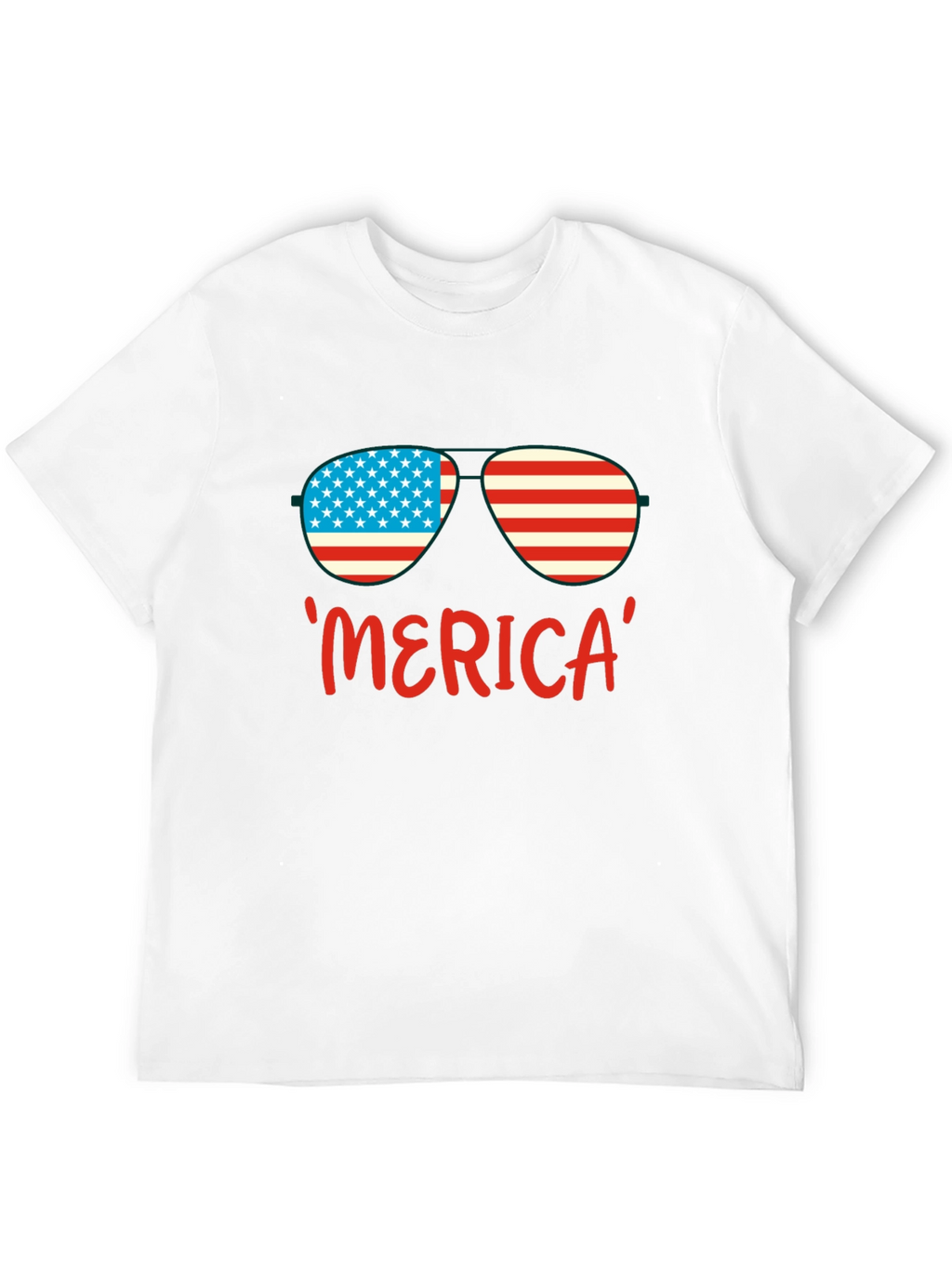 Patriotic Merica Sunglasses T-Shirt