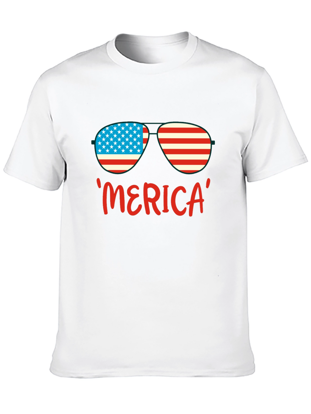 Patriotic Merica Sunglasses T-Shirt