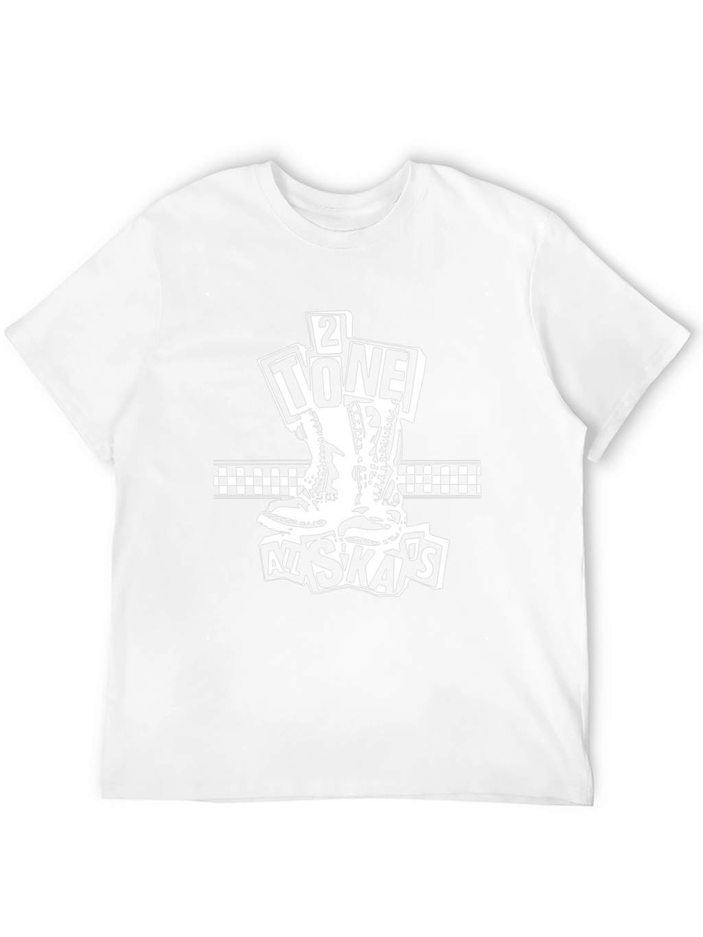 2 Tone All Skas Graphic Black T-Shirt
