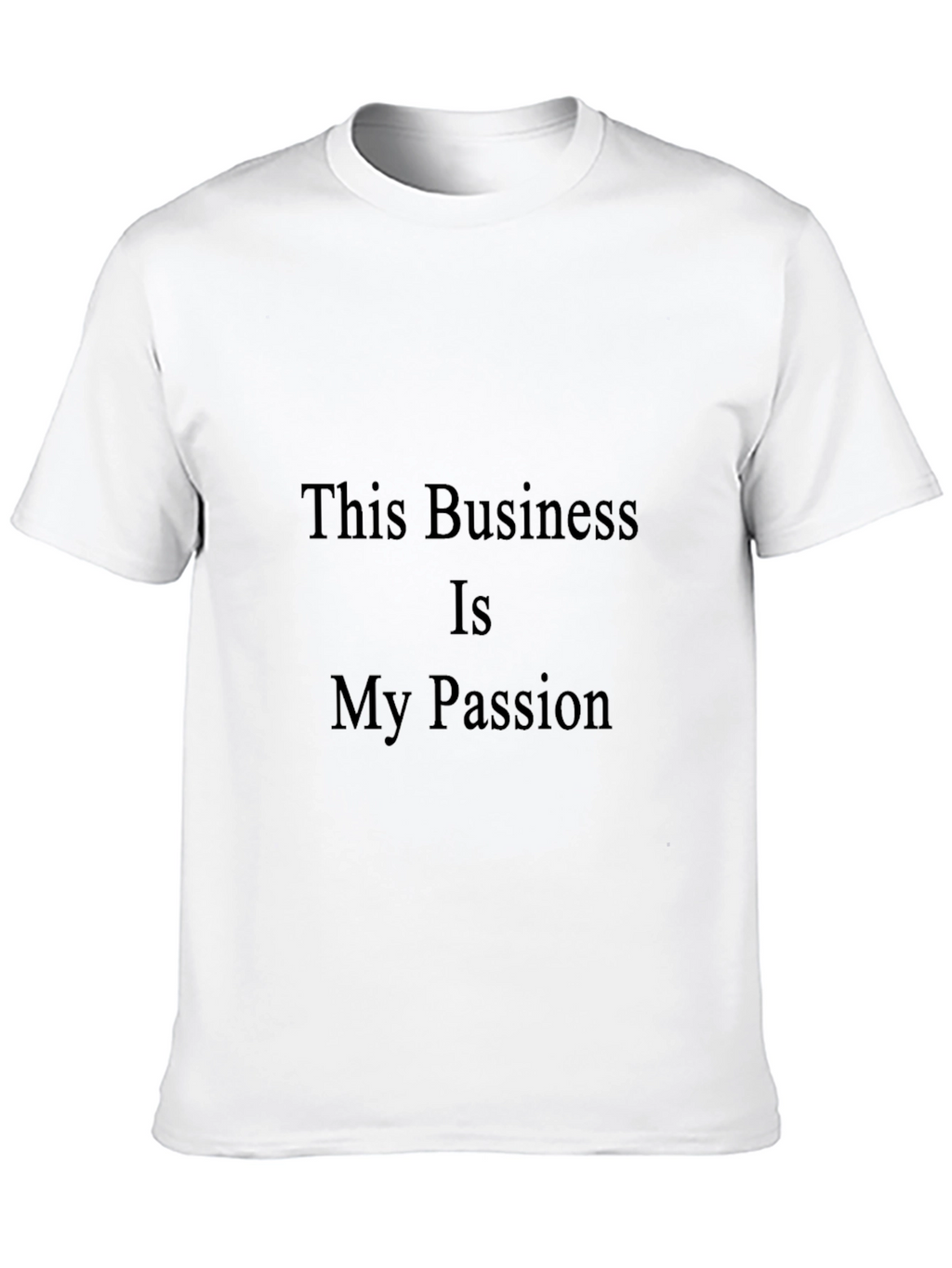 Business Passion Black Tee