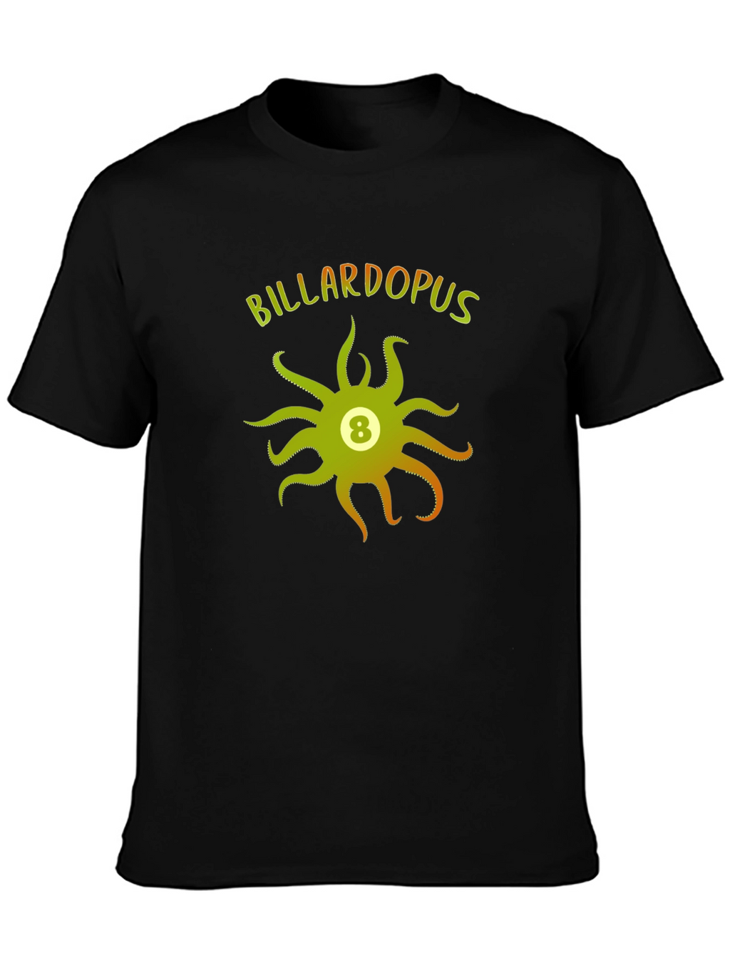 Billardopus T-Shirt - Octopus 8 Ball Graphic Tee