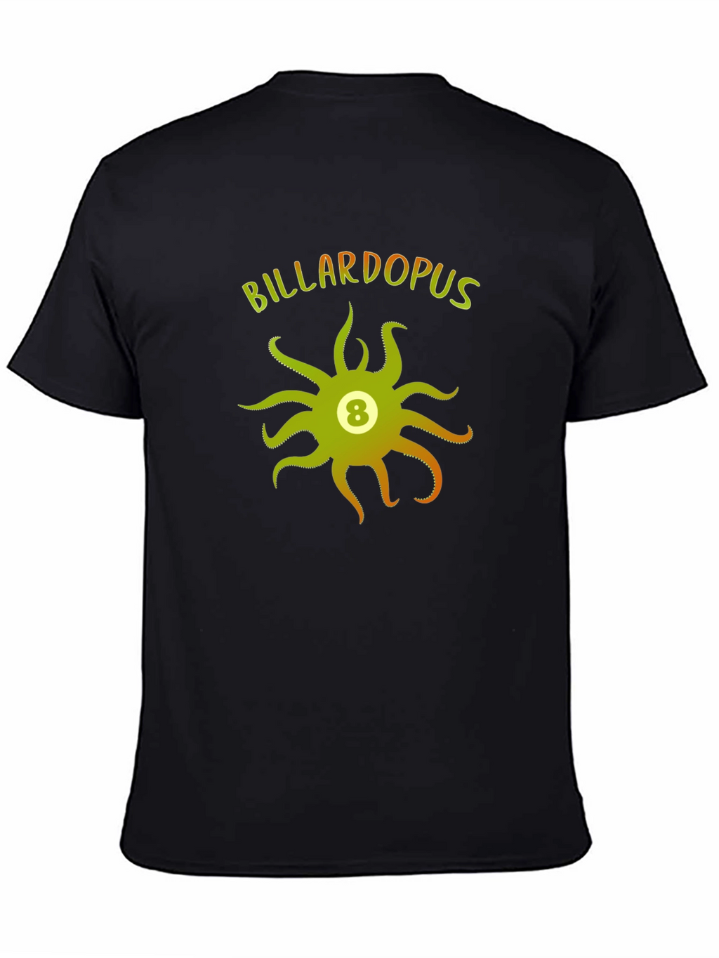 Billardopus T-Shirt - Octopus 8 Ball Graphic Tee