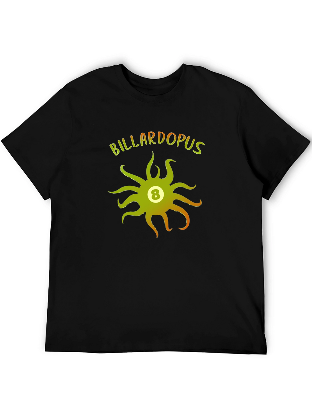Billardopus T-Shirt - Octopus 8 Ball Graphic Tee