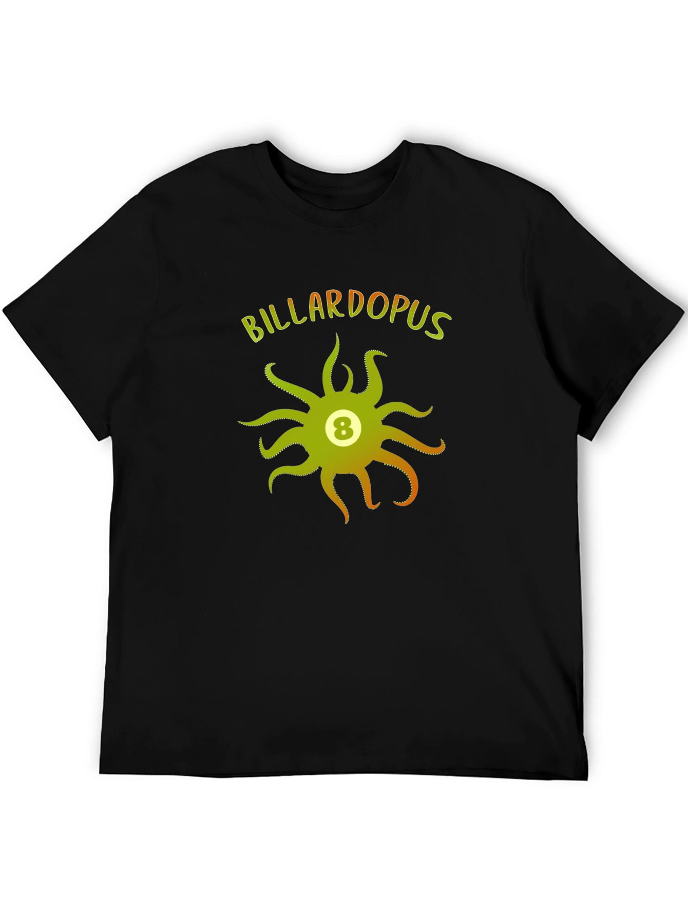 Billardopus T-Shirt - Octopus 8 Ball Graphic Tee