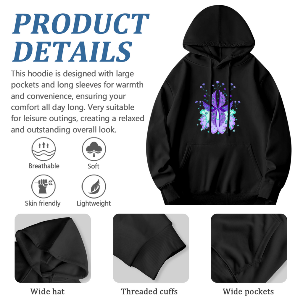 Colorful Graphic Hoodie - Vibrant Art Sweatshirt #0542