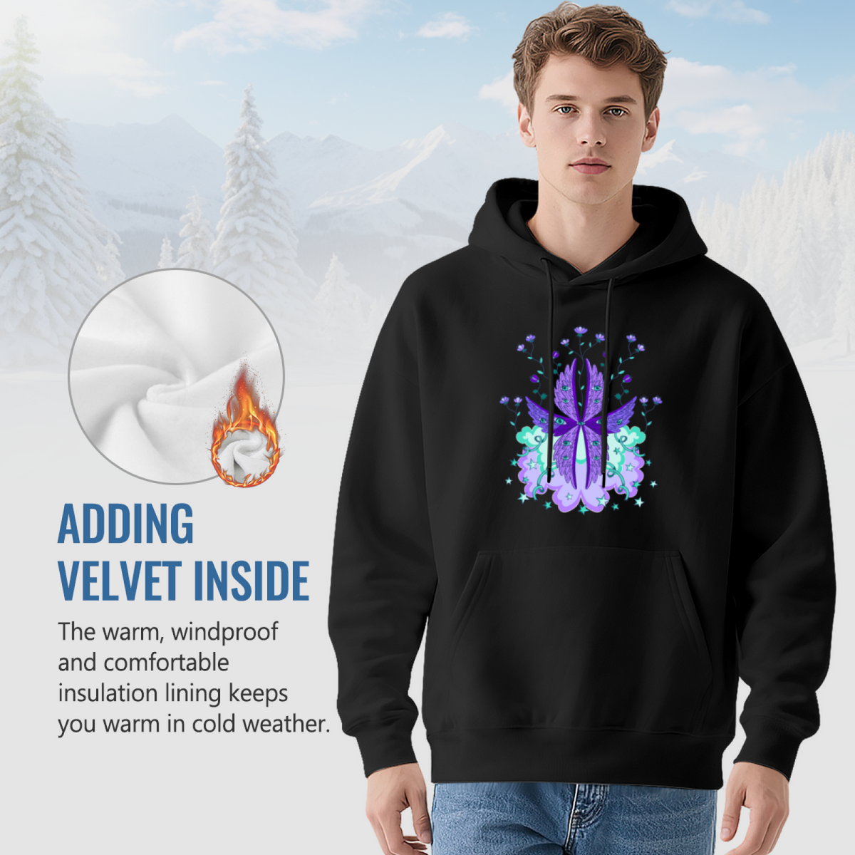 Colorful Graphic Hoodie - Vibrant Art Sweatshirt #0542