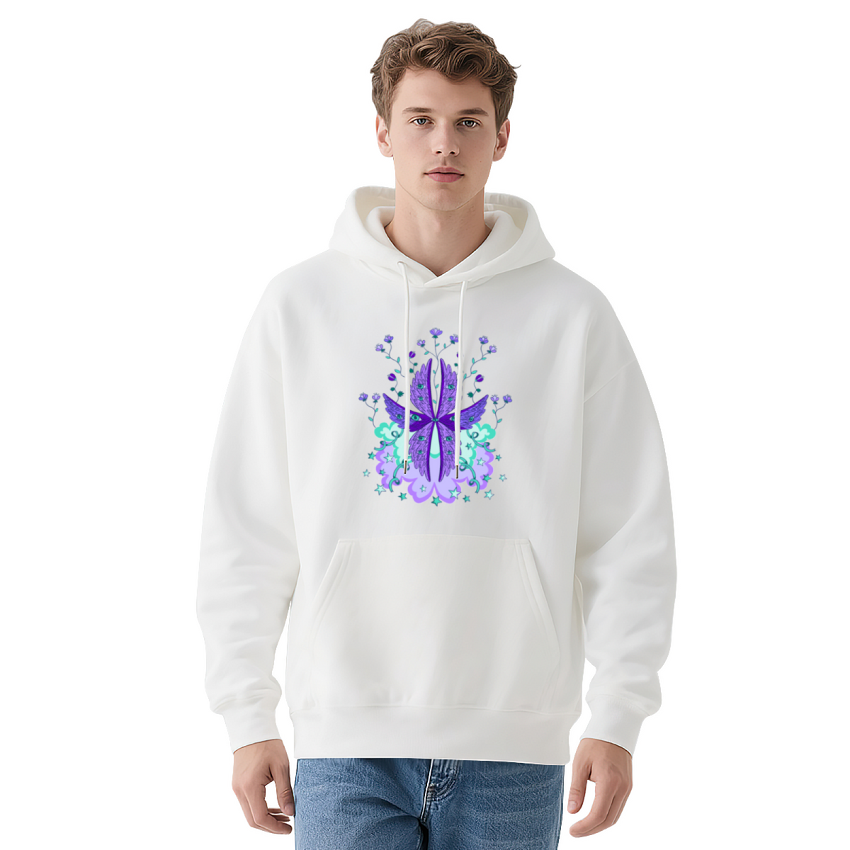 Colorful Graphic Hoodie - Vibrant Art Sweatshirt #0542