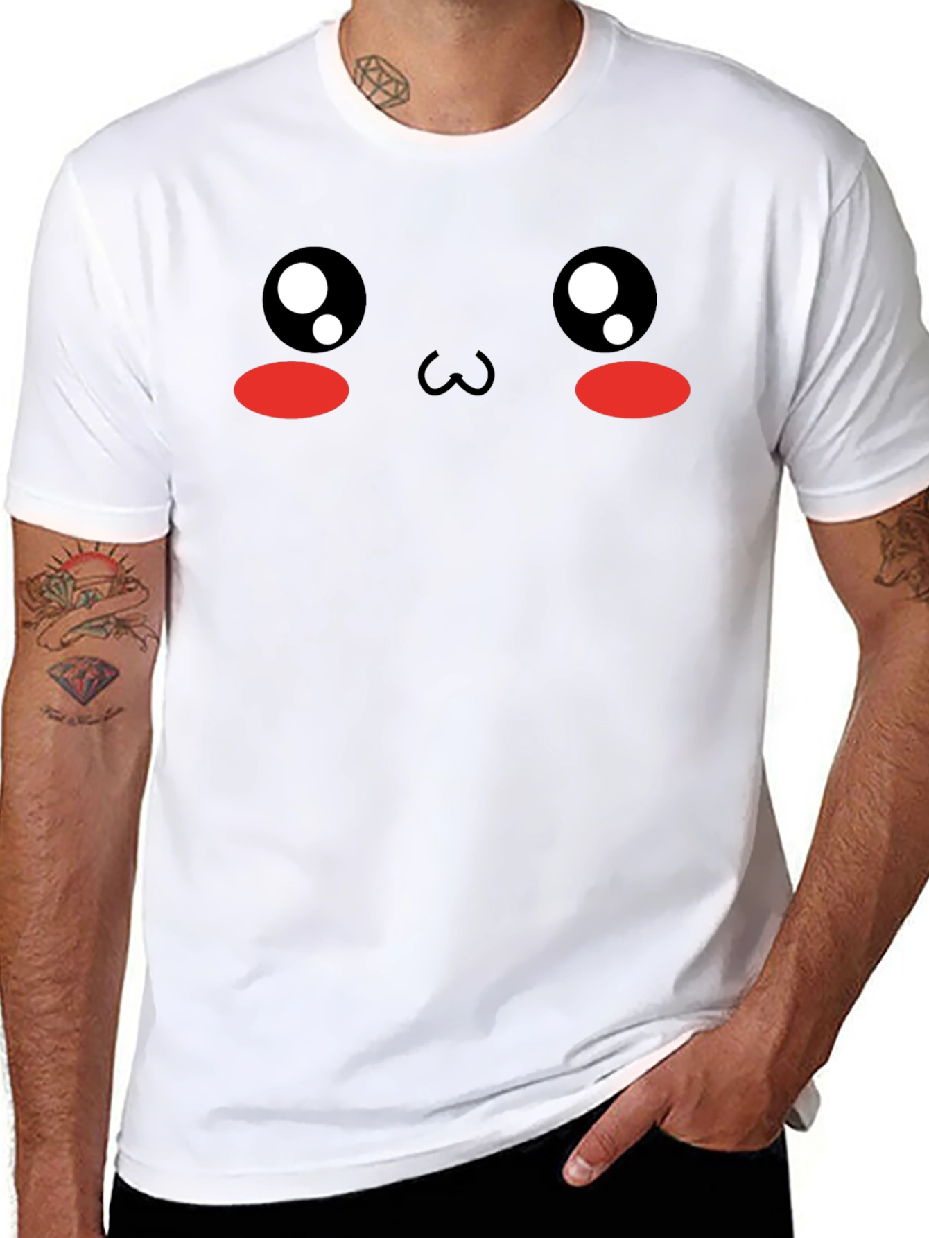 Kawaii Face T-Shirt - Cute Anime Style