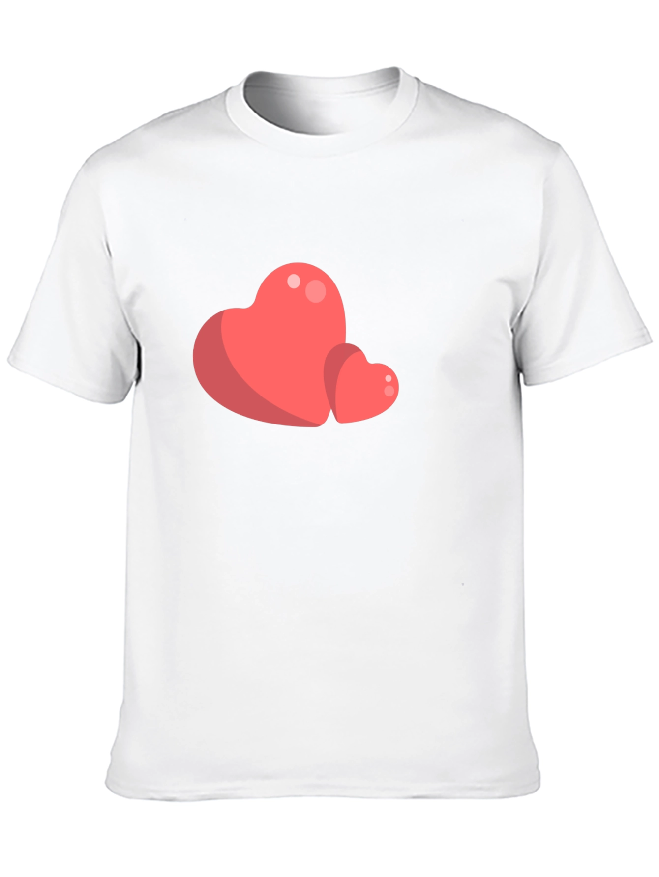 Heart Graphic Tee - Black Casual T-Shirt