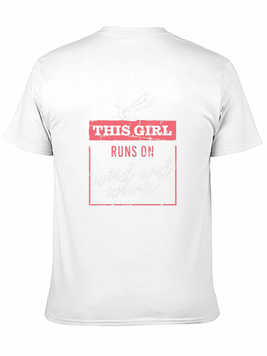 This Girl Runs on Wind and Waves Graphic Tee