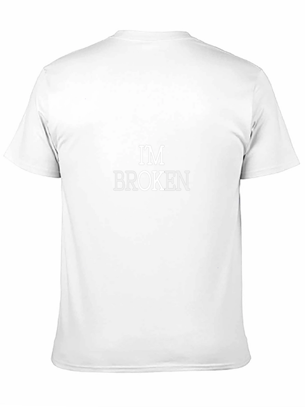 Im Broken Graphic Tee - Black Casual T-Shirt